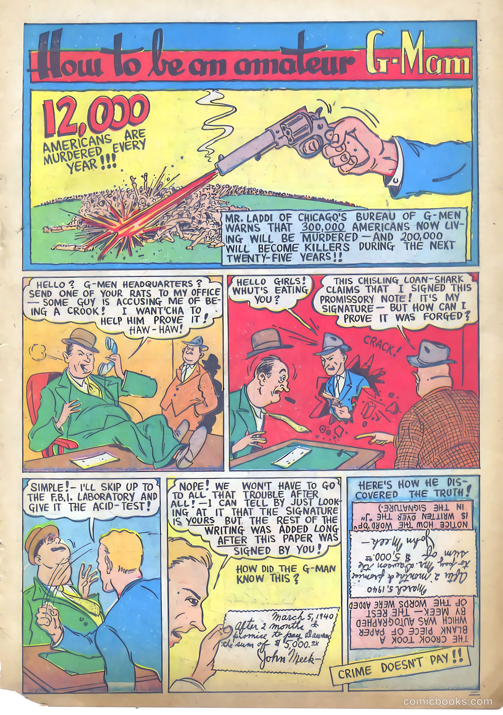 Keen Detective Funnies #19 (1940) — page 24 of 61