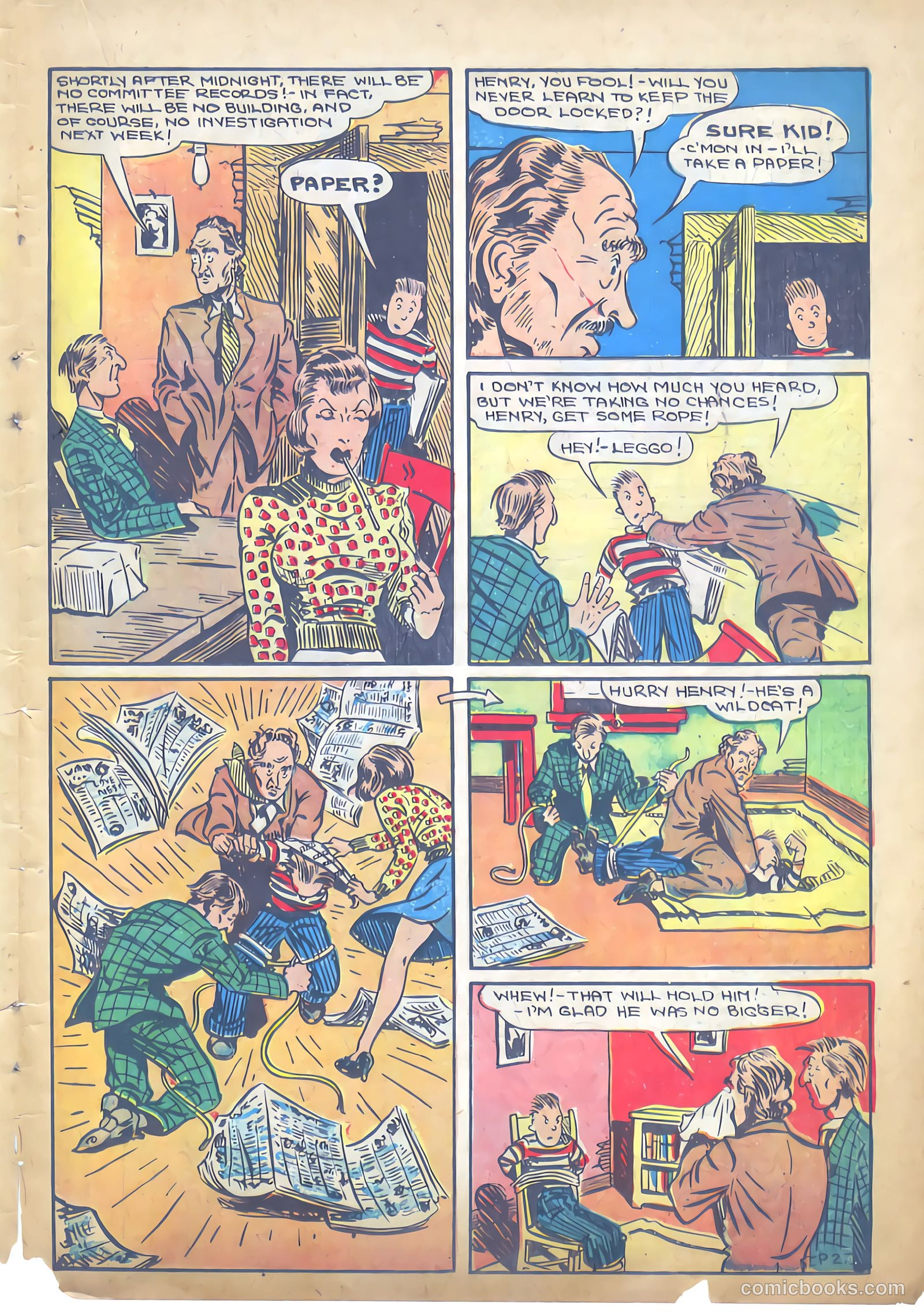 Keen Detective Funnies #19 (1940) — page 48 of 61