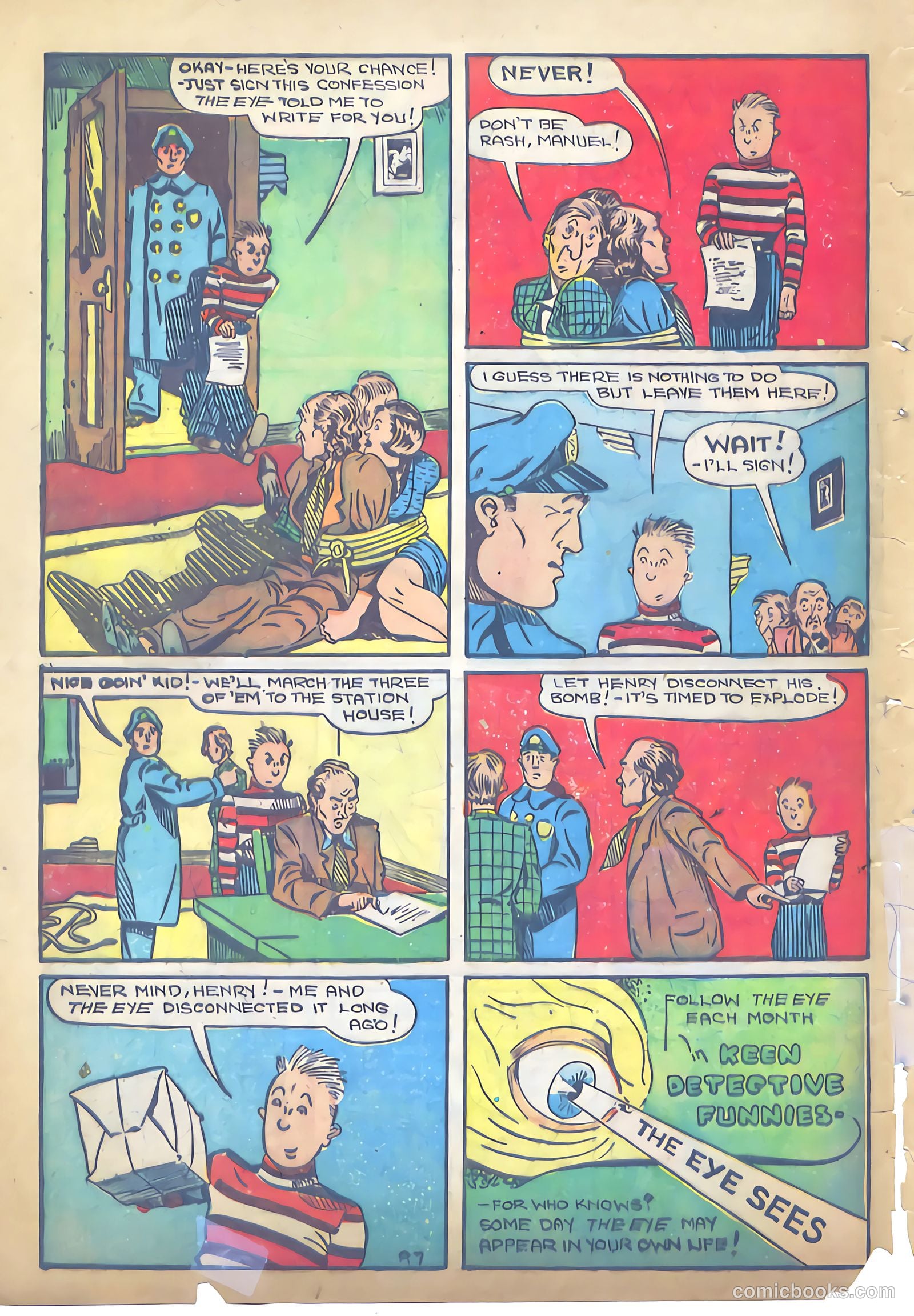 Keen Detective Funnies #19 (1940) — page 53 of 61