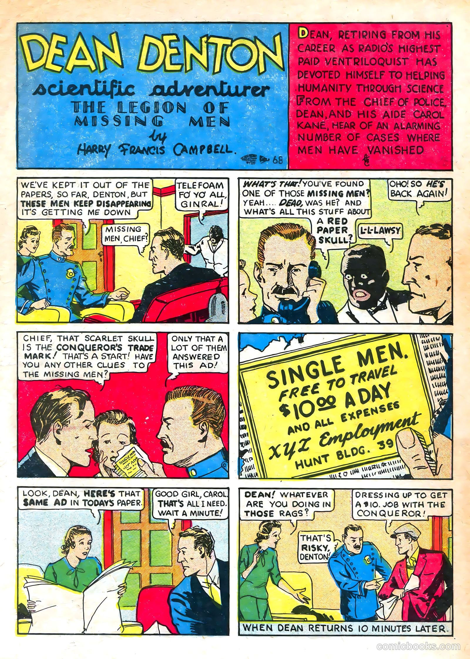 Keen Detective Funnies #2 (1939) — page 3 of 52