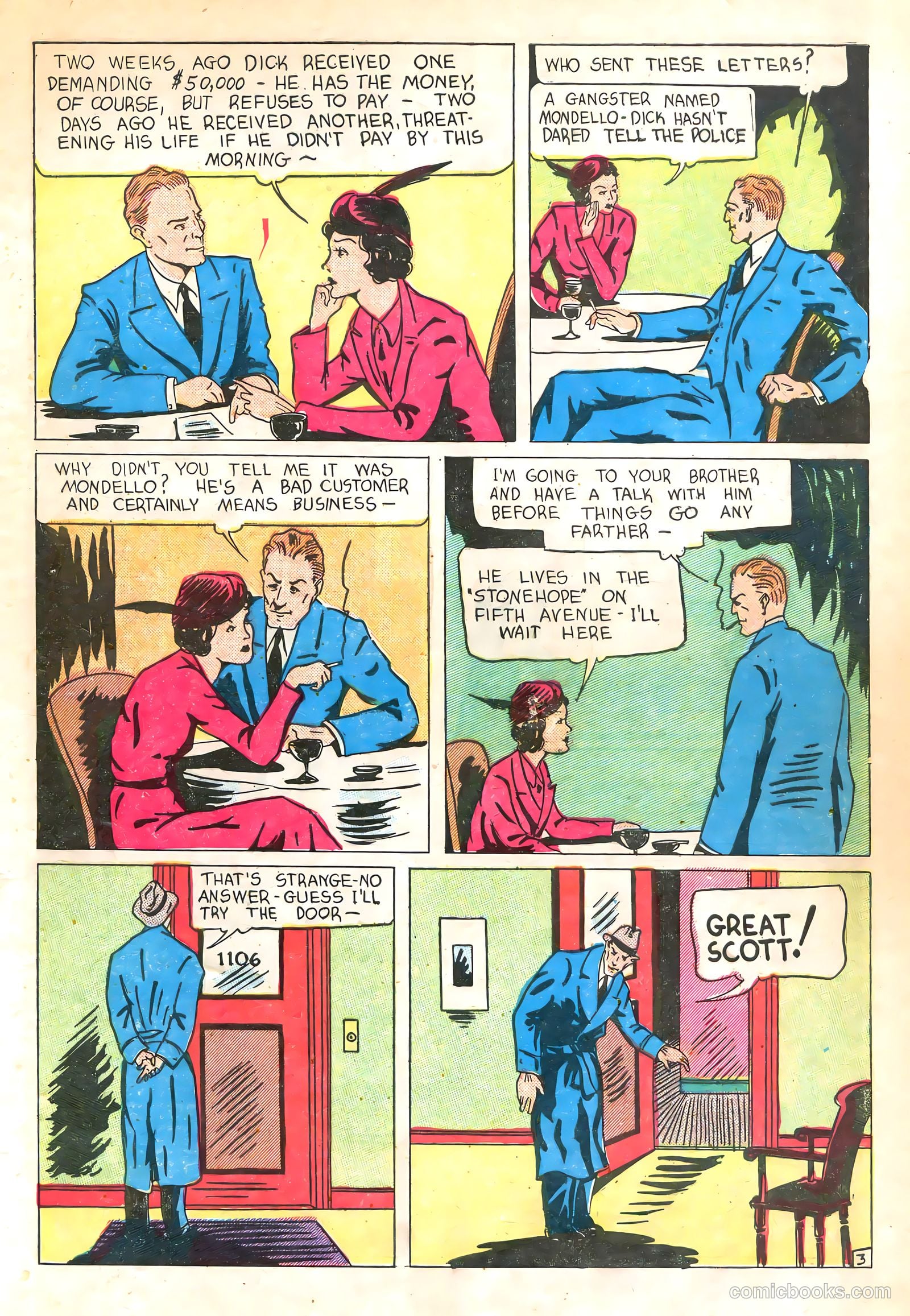 Keen Detective Funnies #2 (1939) — page 37 of 52