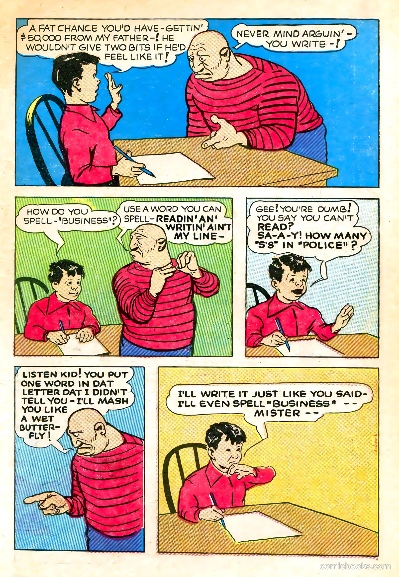 Keen Detective Funnies #2 (1939) — page 47 of 52
