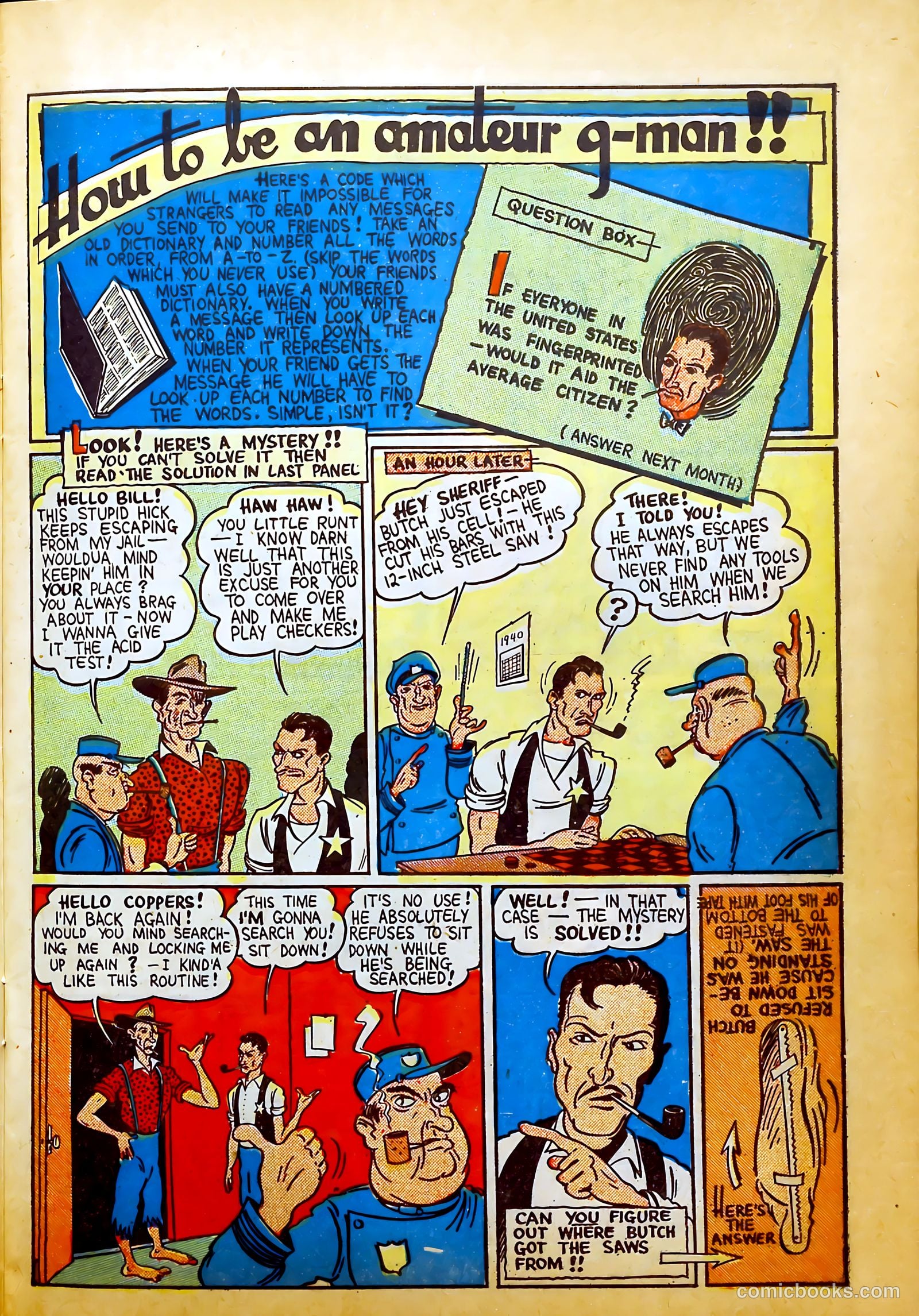 Keen Detective Funnies #20 (1940) — page 27 of 68