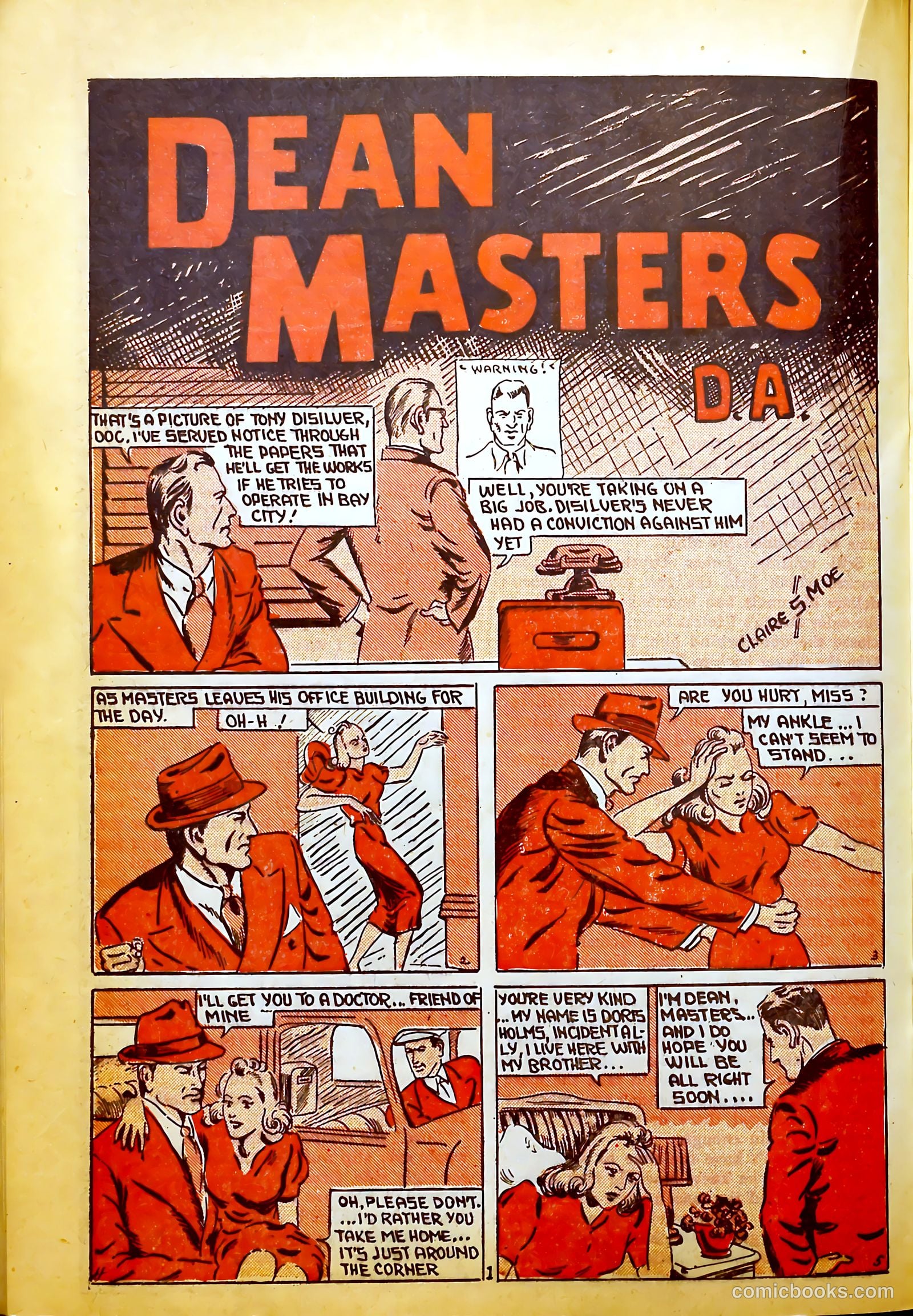 Keen Detective Funnies #20 (1940) — page 36 of 68