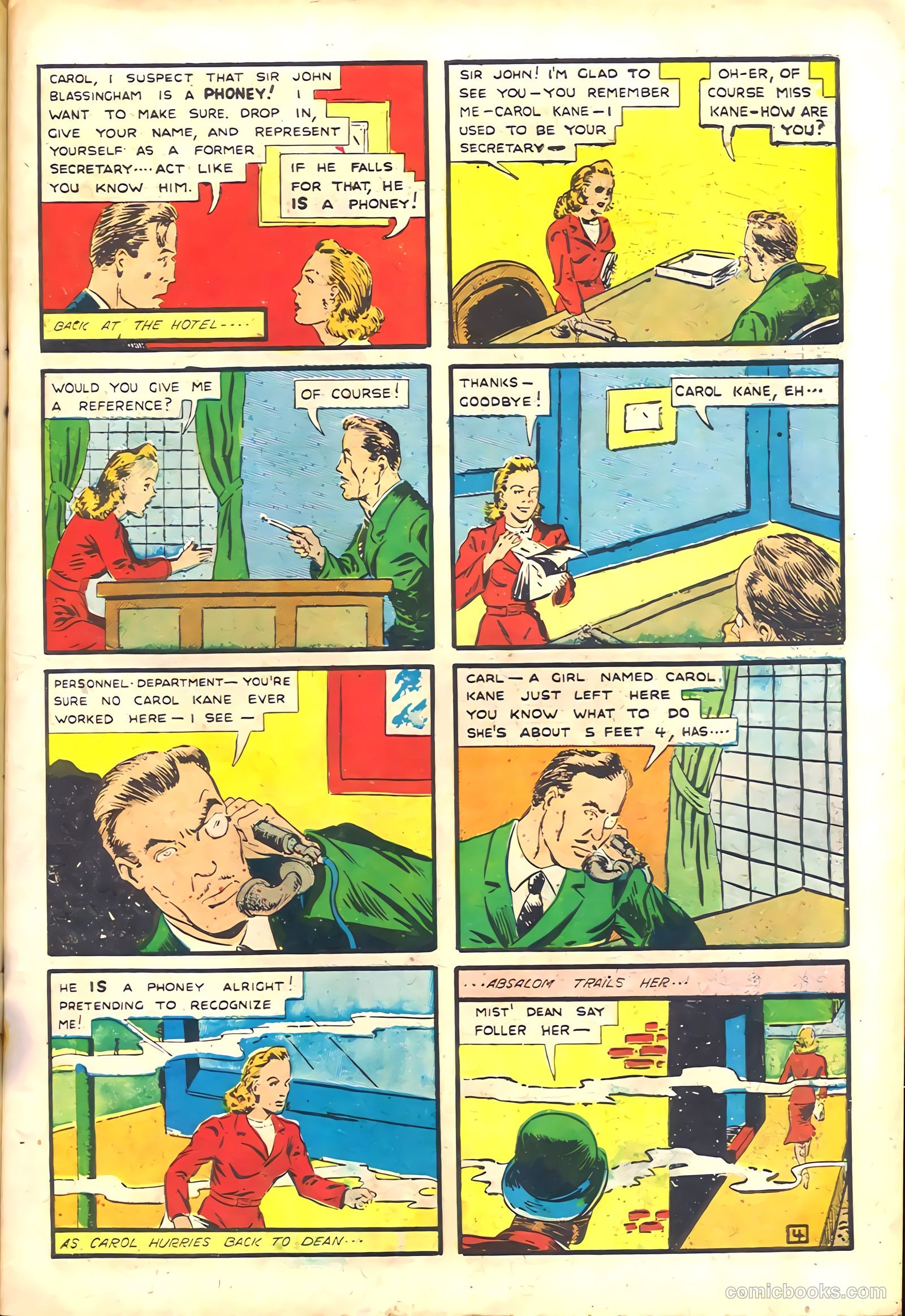 Keen Detective Funnies #21 (1940) — page 15 of 68