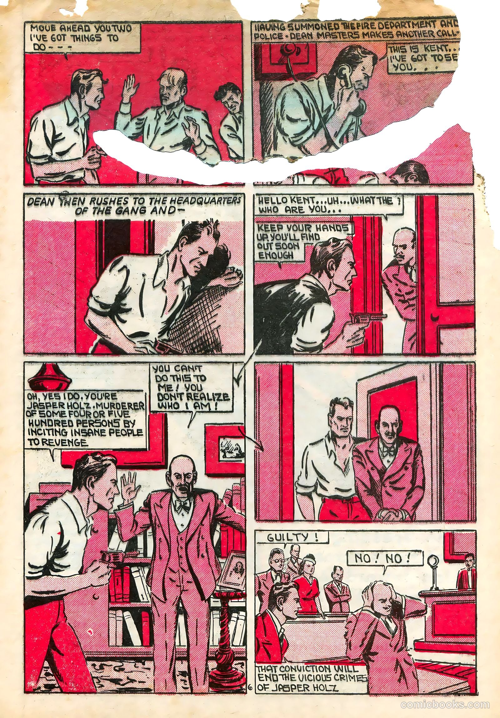 Keen Detective Funnies #22 (1940) — page 34 of 69
