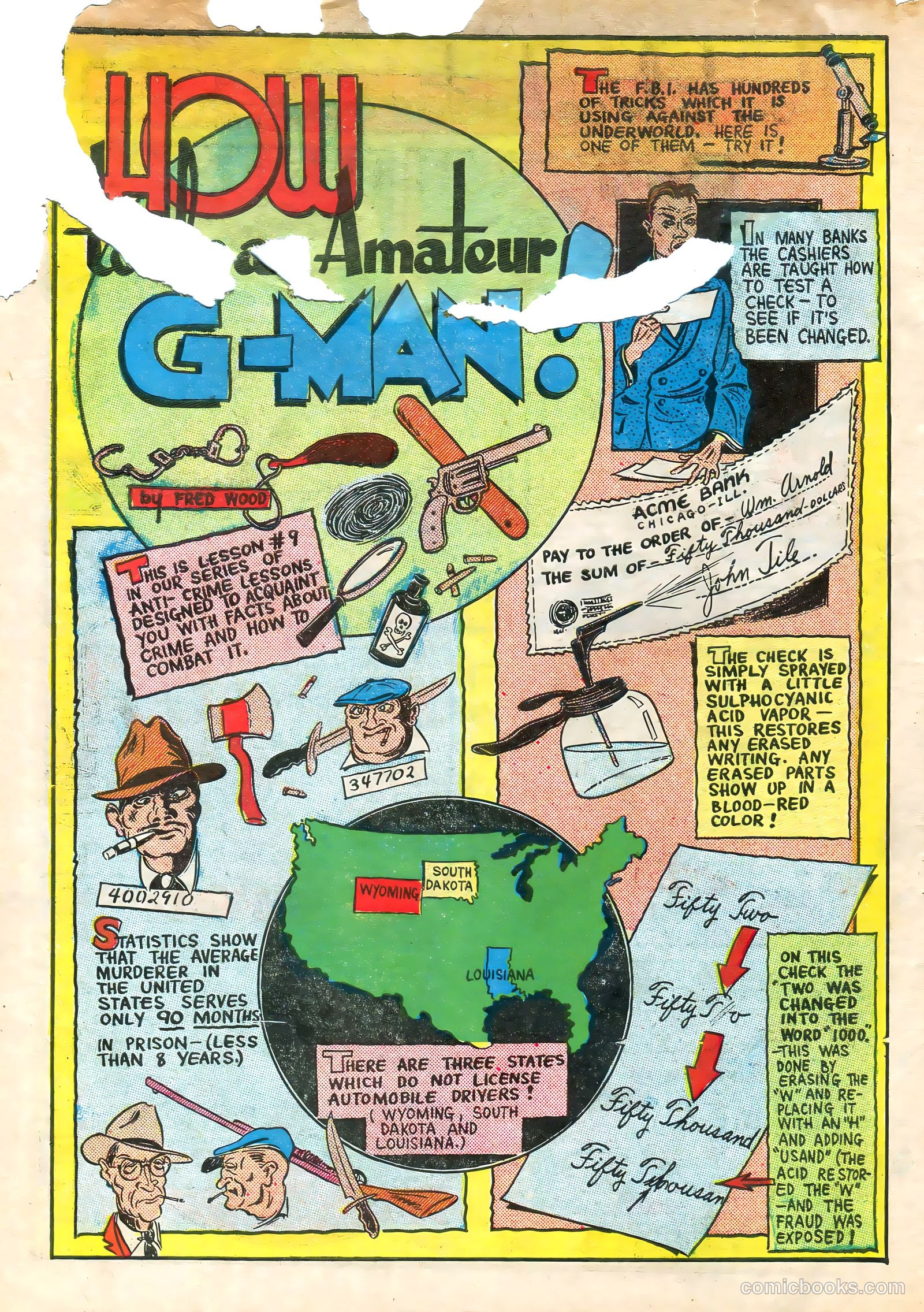 Keen Detective Funnies #22 (1940) — page 43 of 69