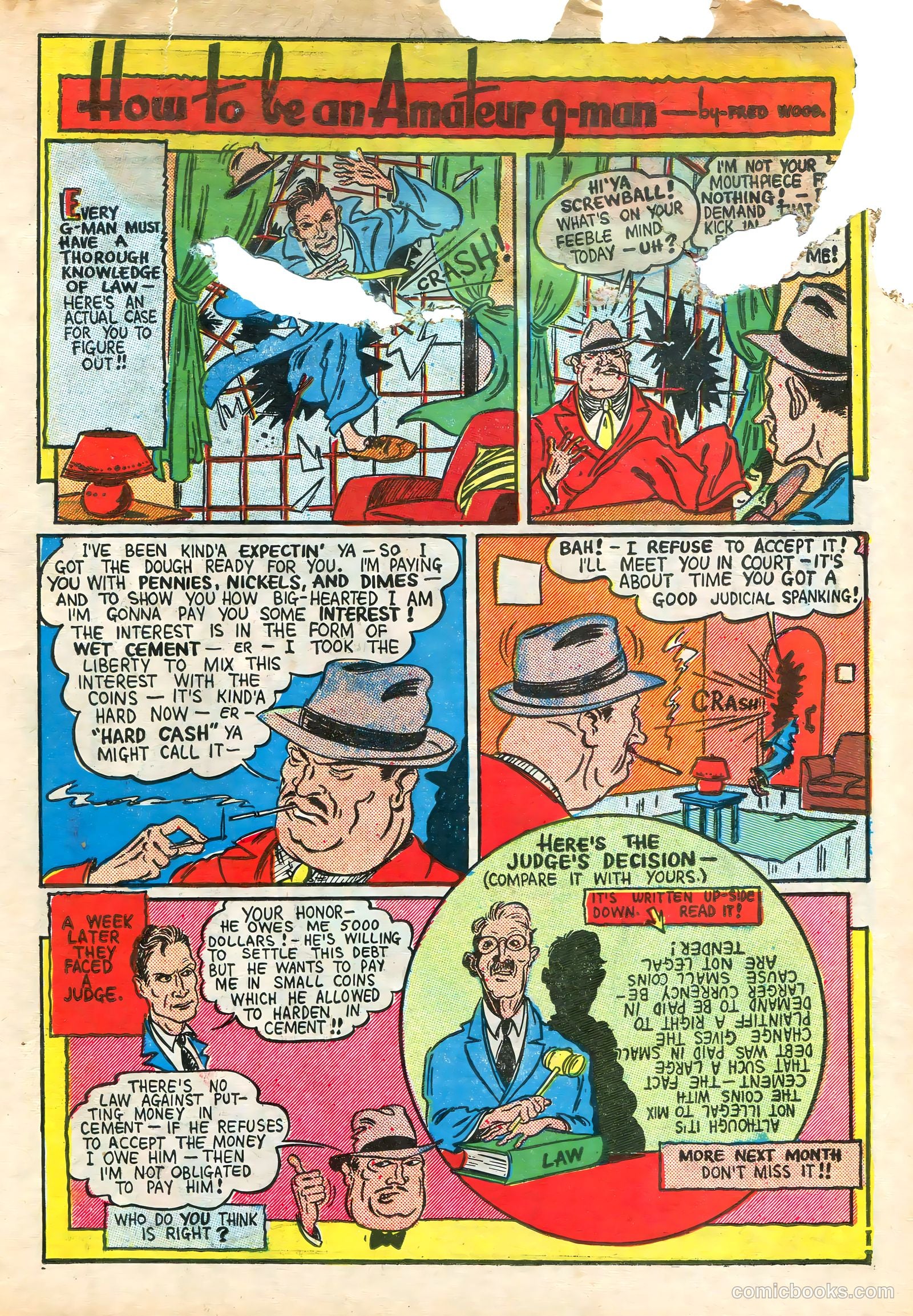 Keen Detective Funnies #22 (1940) — page 44 of 69