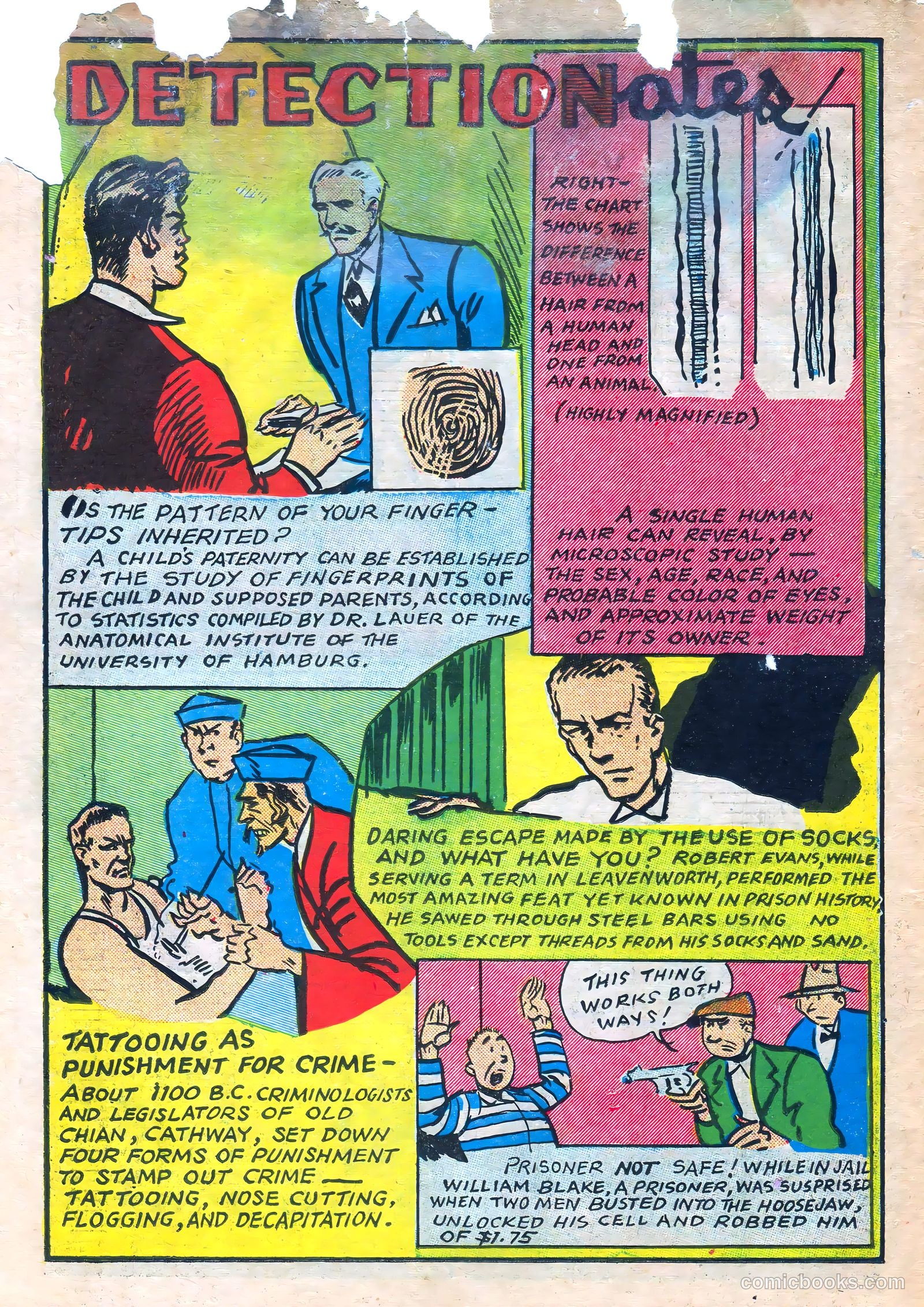 Keen Detective Funnies #22 (1940) — page 67 of 69