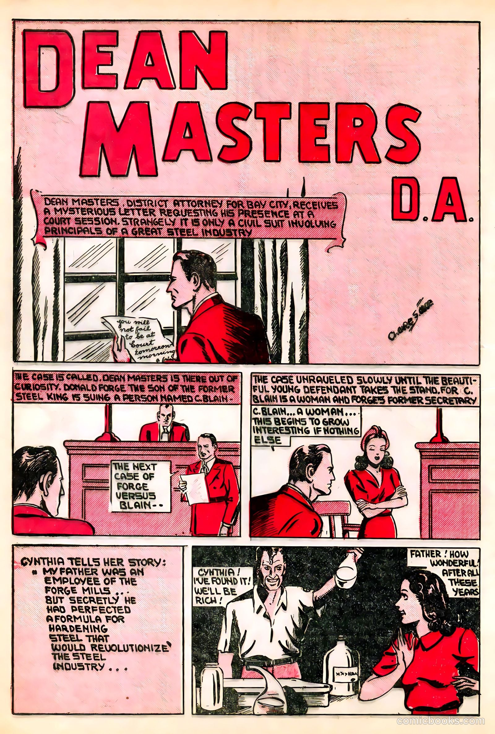 Keen Detective Funnies #23 (1940) — page 26 of 62