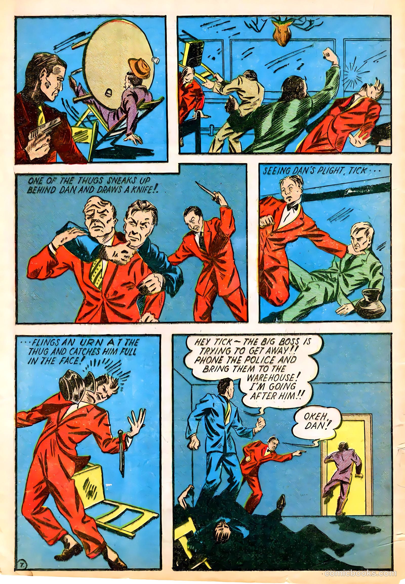 Keen Detective Funnies #23 (1940) — page 61 of 62