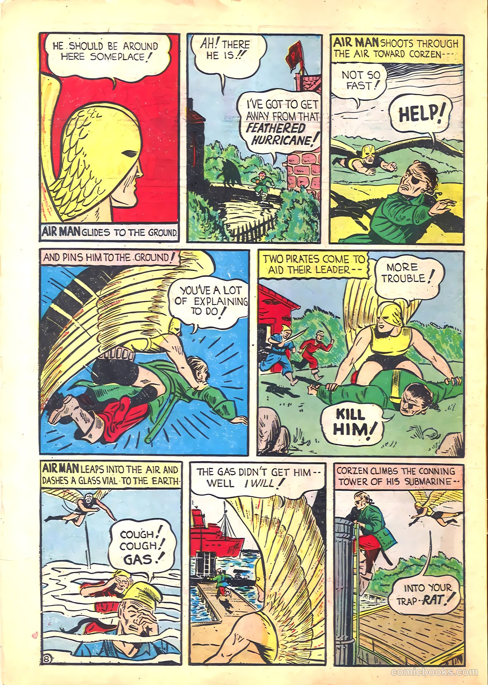 Keen Detective Funnies #24 (1940) — page 8 of 64
