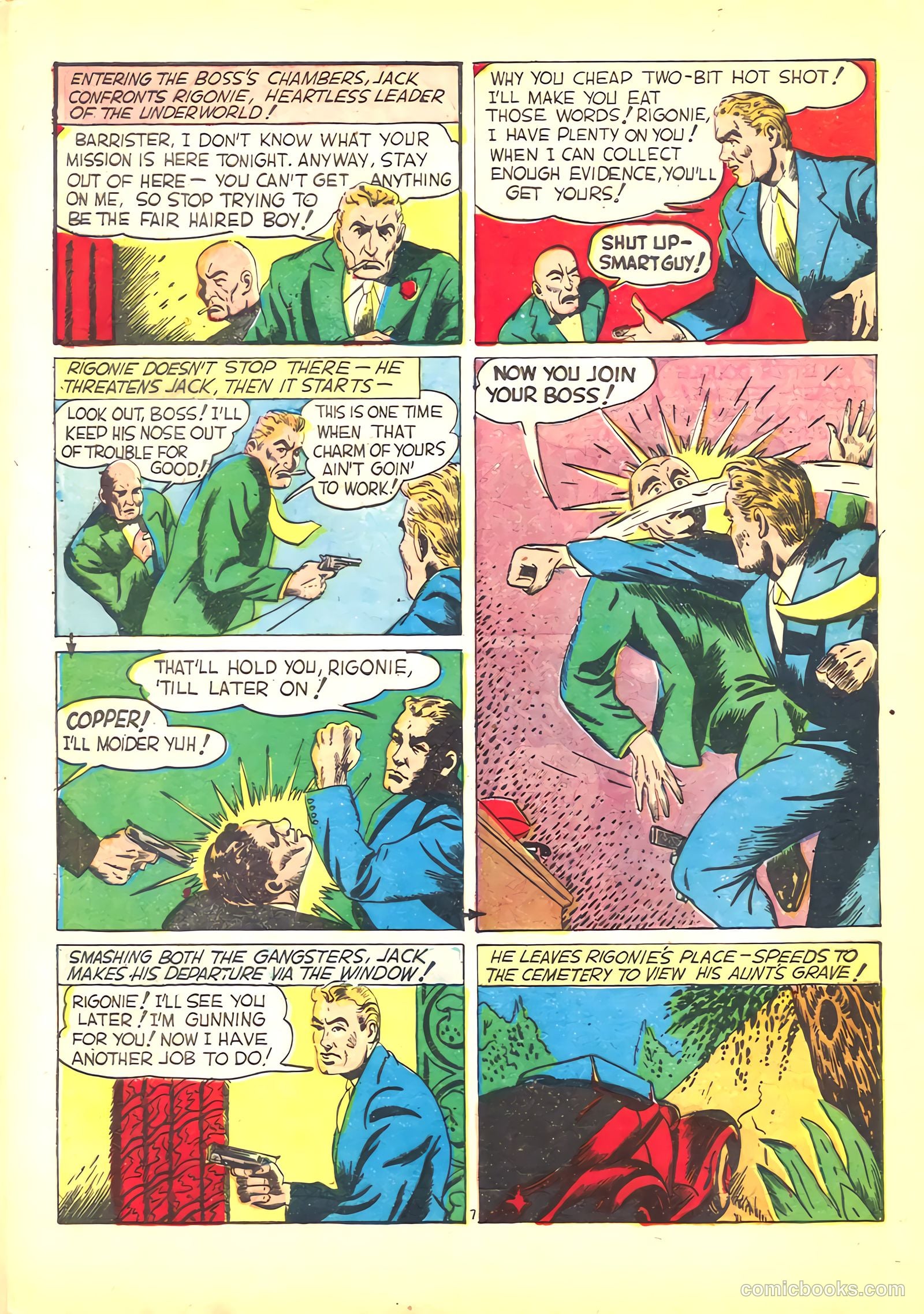 Keen Detective Funnies #24 (1940) — page 36 of 64