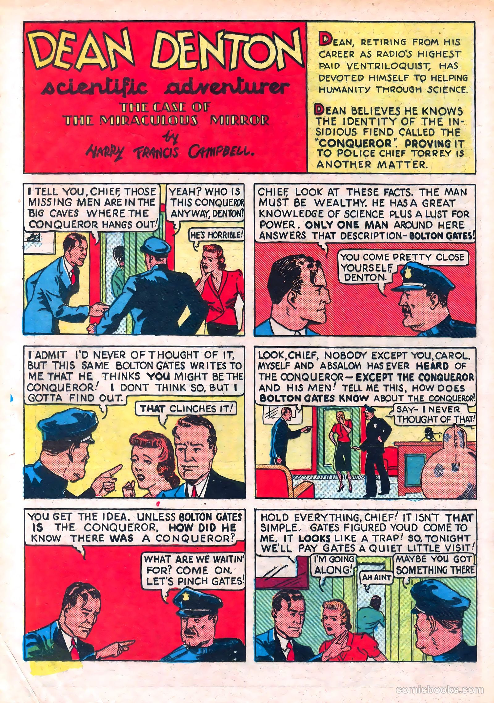 Keen Detective Funnies #3 (1939) — page 8 of 52