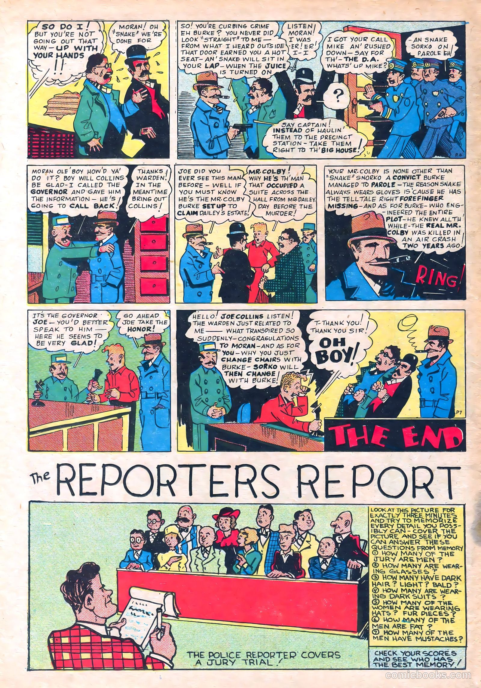 Keen Detective Funnies #3 (1939) — page 50 of 52