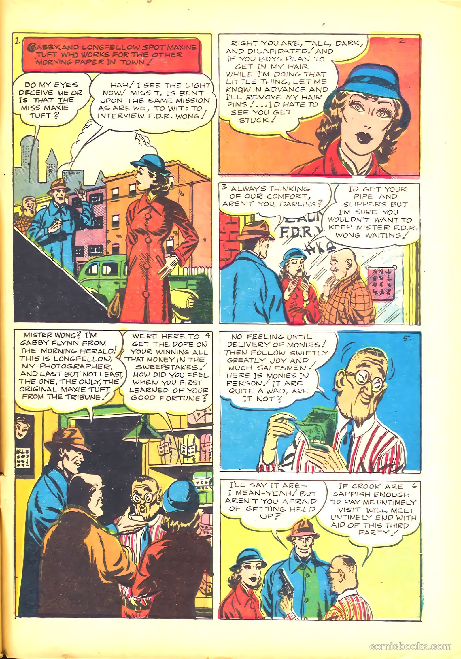 Keen Detective Funnies #6 (1939) — page 61 of 68