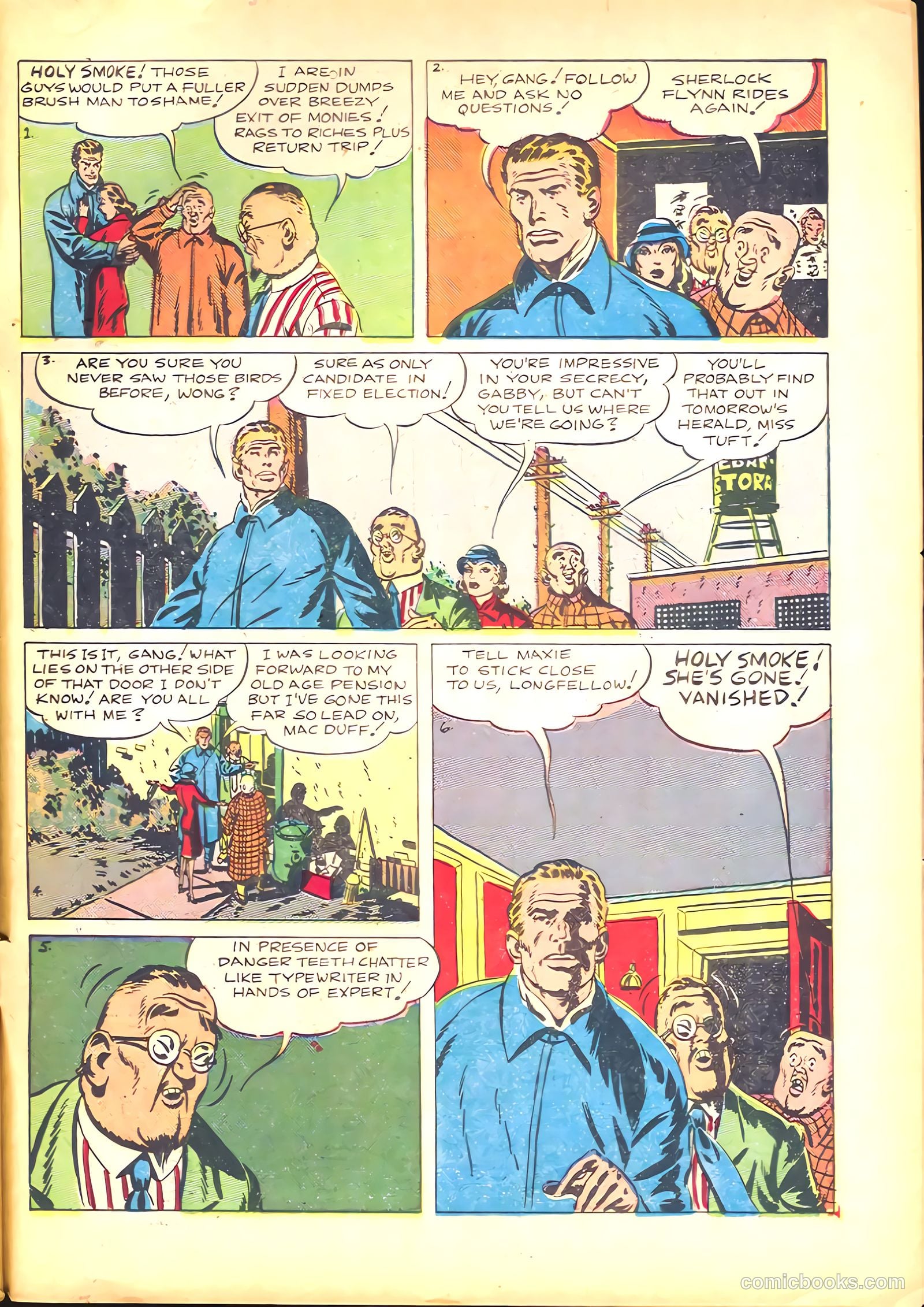 Keen Detective Funnies #6 (1939) — page 63 of 68