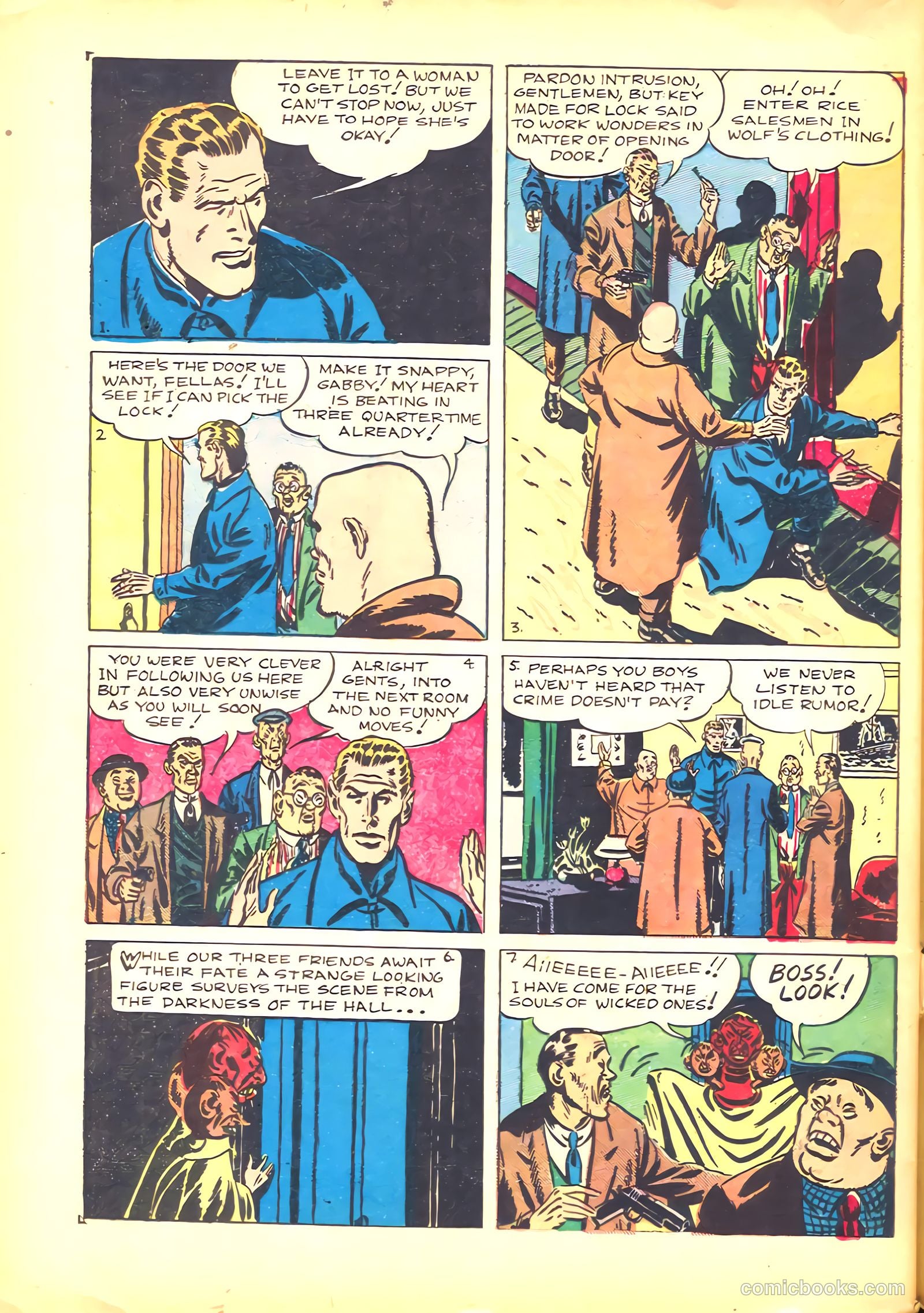 Keen Detective Funnies #6 (1939) — page 64 of 68