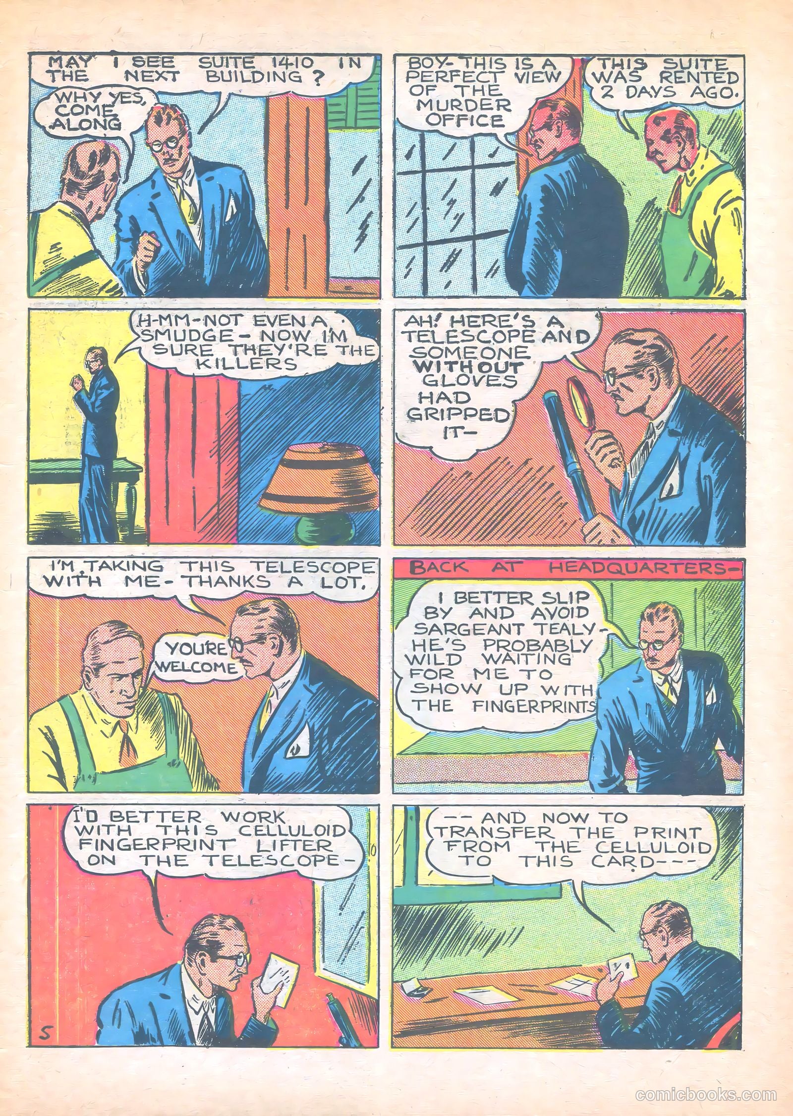 Keen Detective Funnies #8 (1939) — page 7 of 68