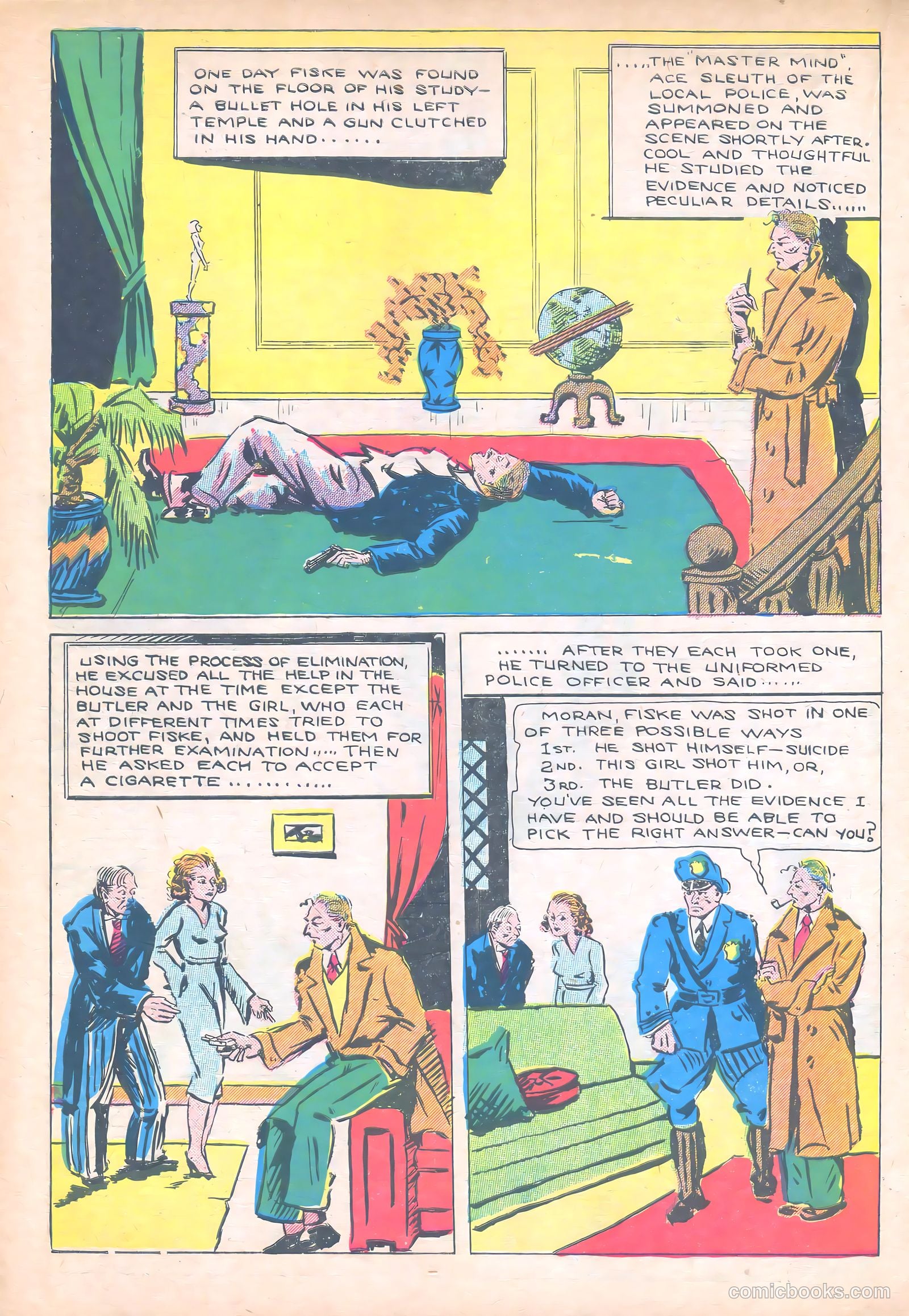Keen Detective Funnies #8 (1939) — page 34 of 68