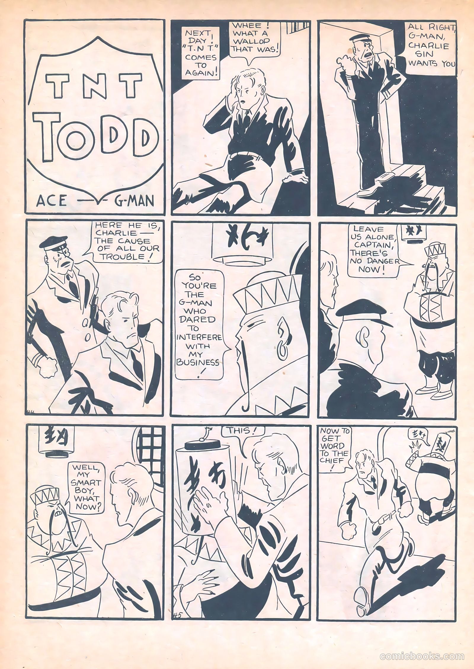 Keen Detective Funnies #8 (1939) — page 40 of 68