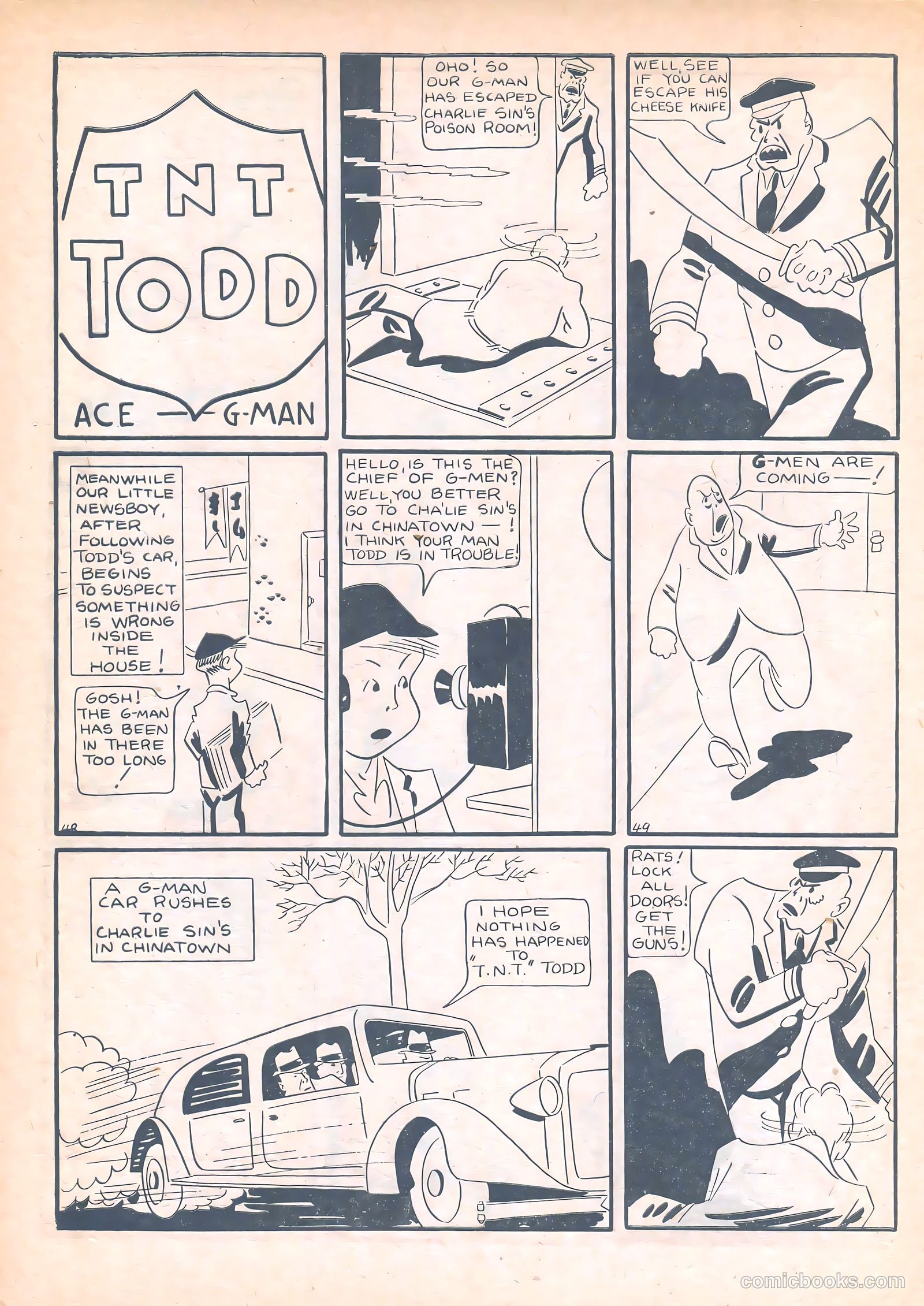 Keen Detective Funnies #8 (1939) — page 42 of 68