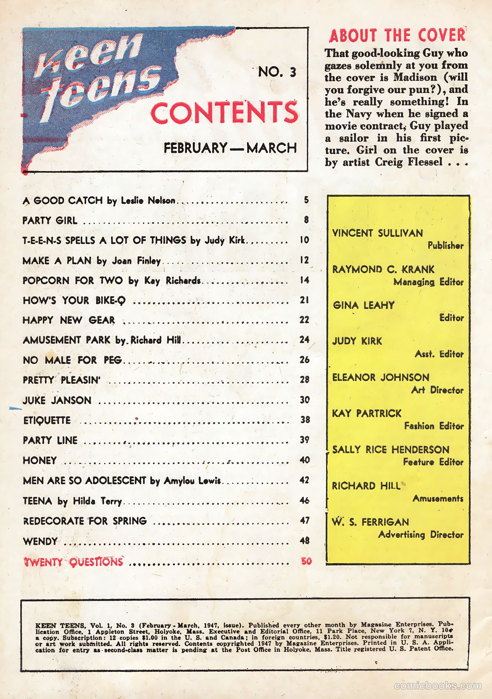 Keen Teens #3 (1947) — page 4 of 45