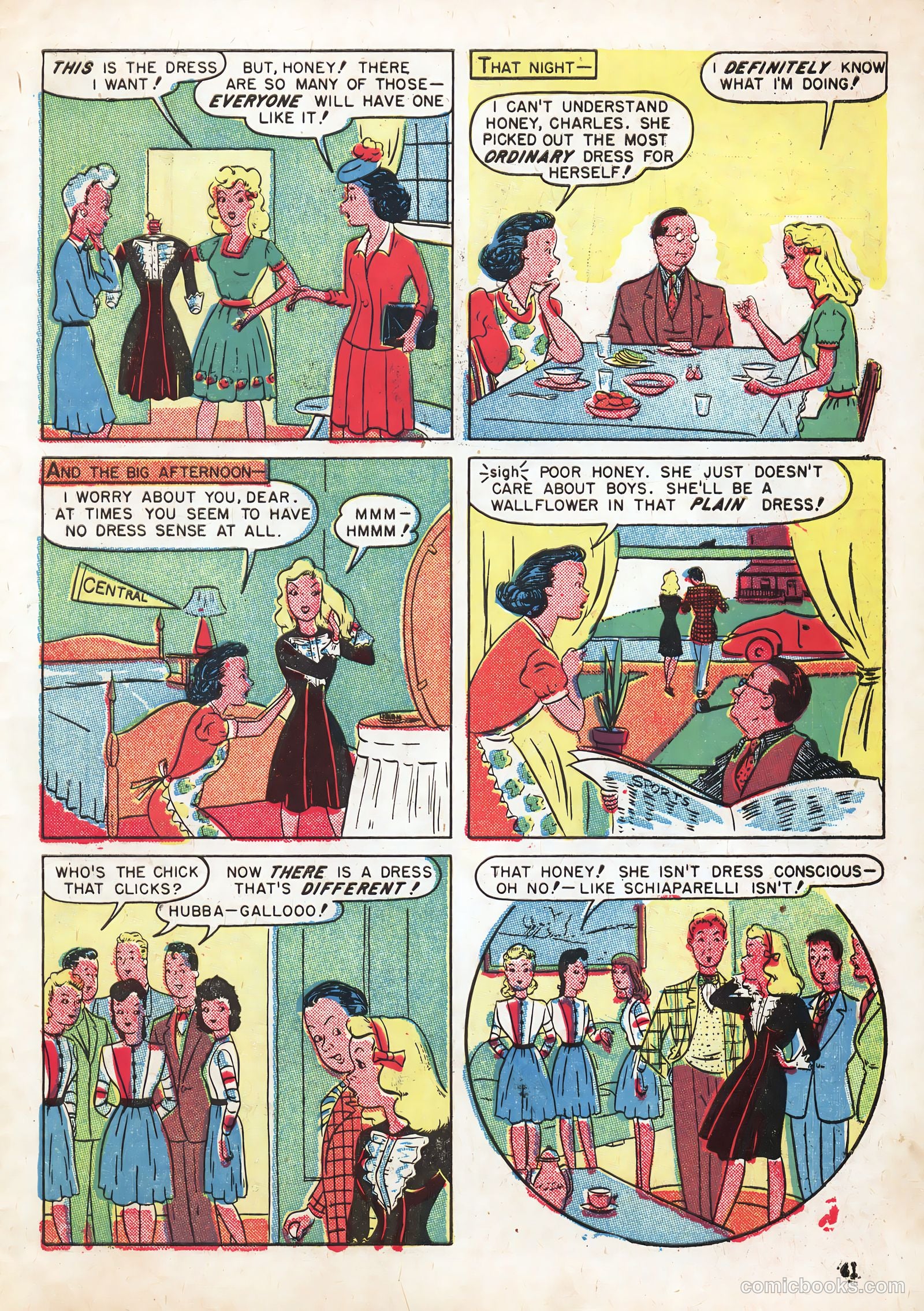 Keen Teens #3 (1947) — page 34 of 45