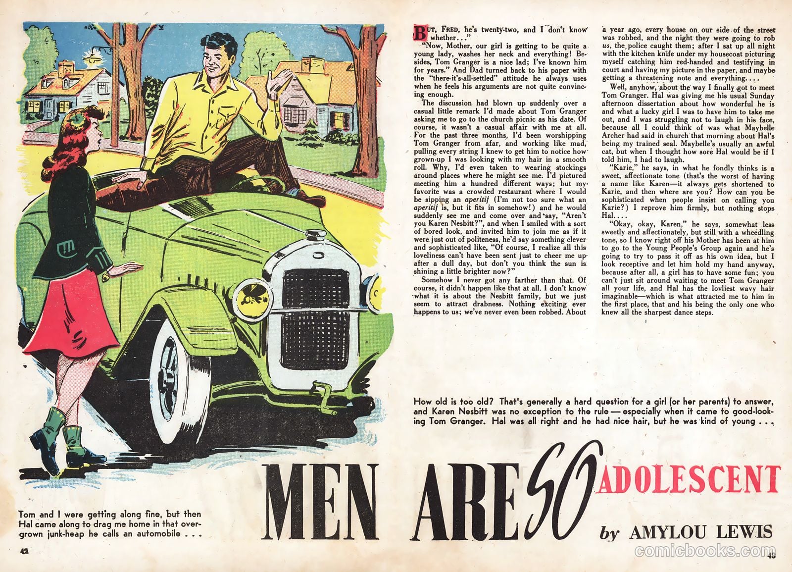 Keen Teens #3 (1947) — page 35 of 45