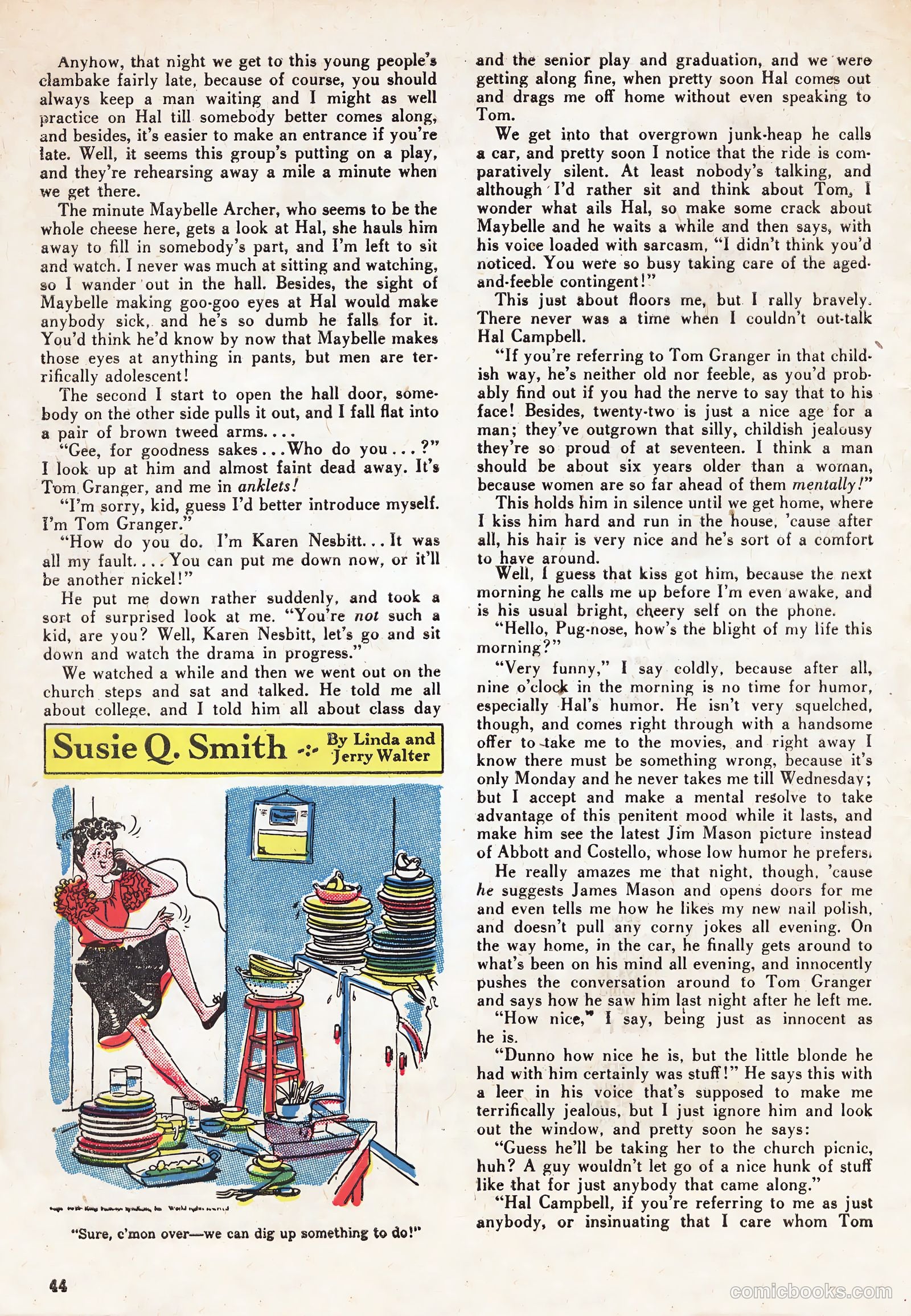 Keen Teens #3 (1947) — page 36 of 45