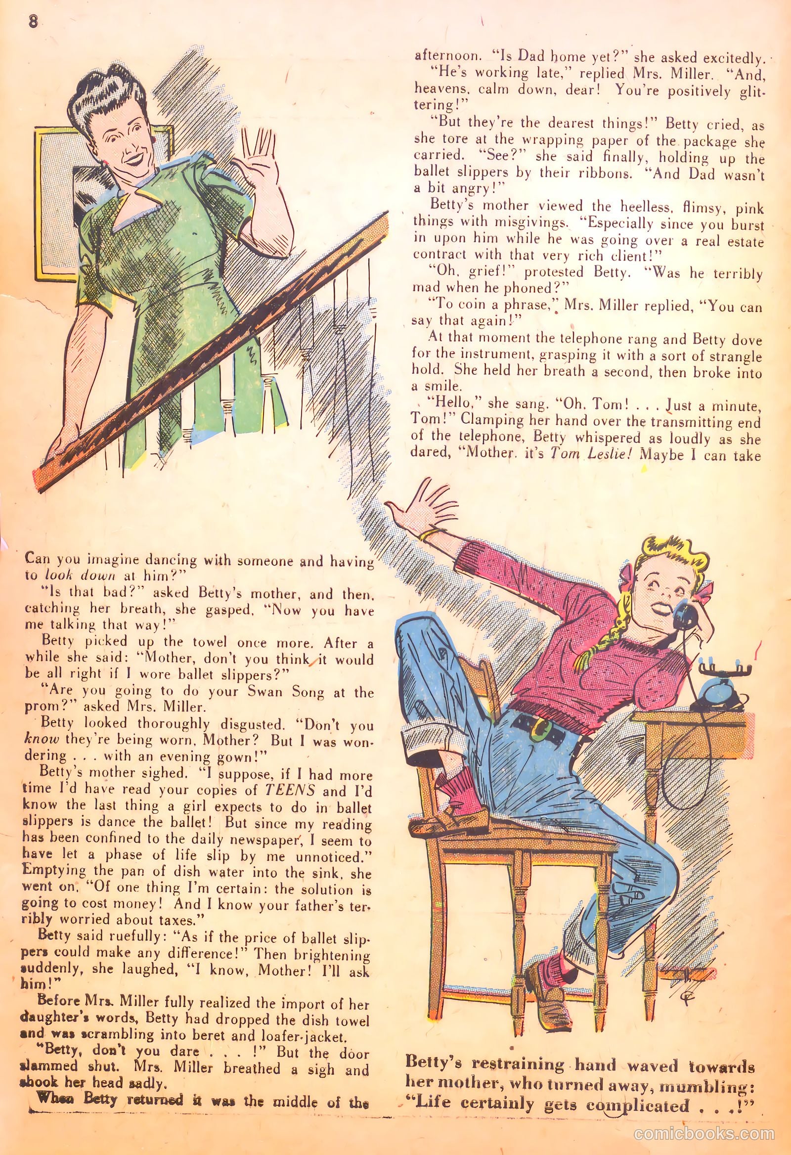 Keen Teens #4 (1947) — page 8 of 48