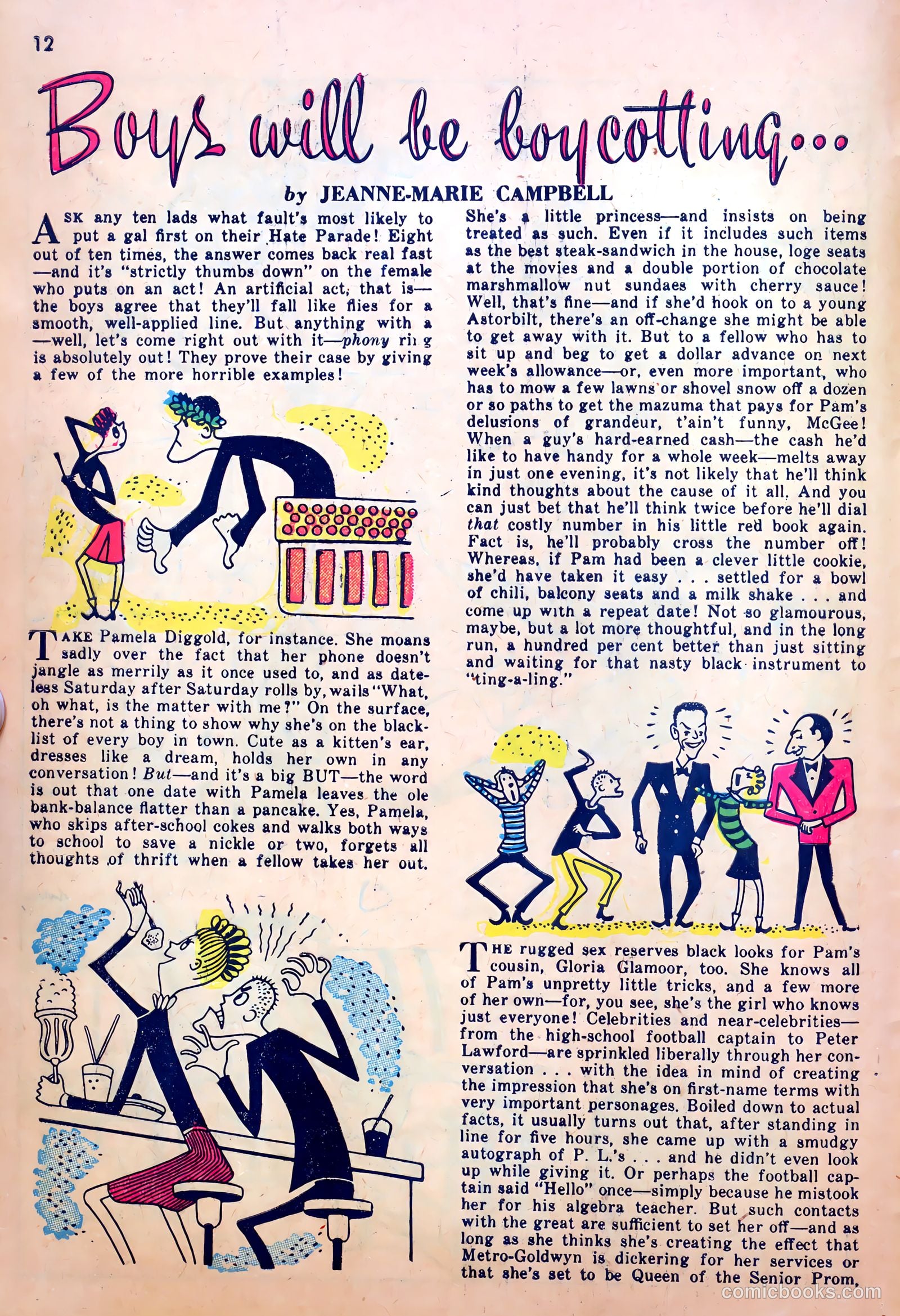 Keen Teens #4 (1947) — page 12 of 48