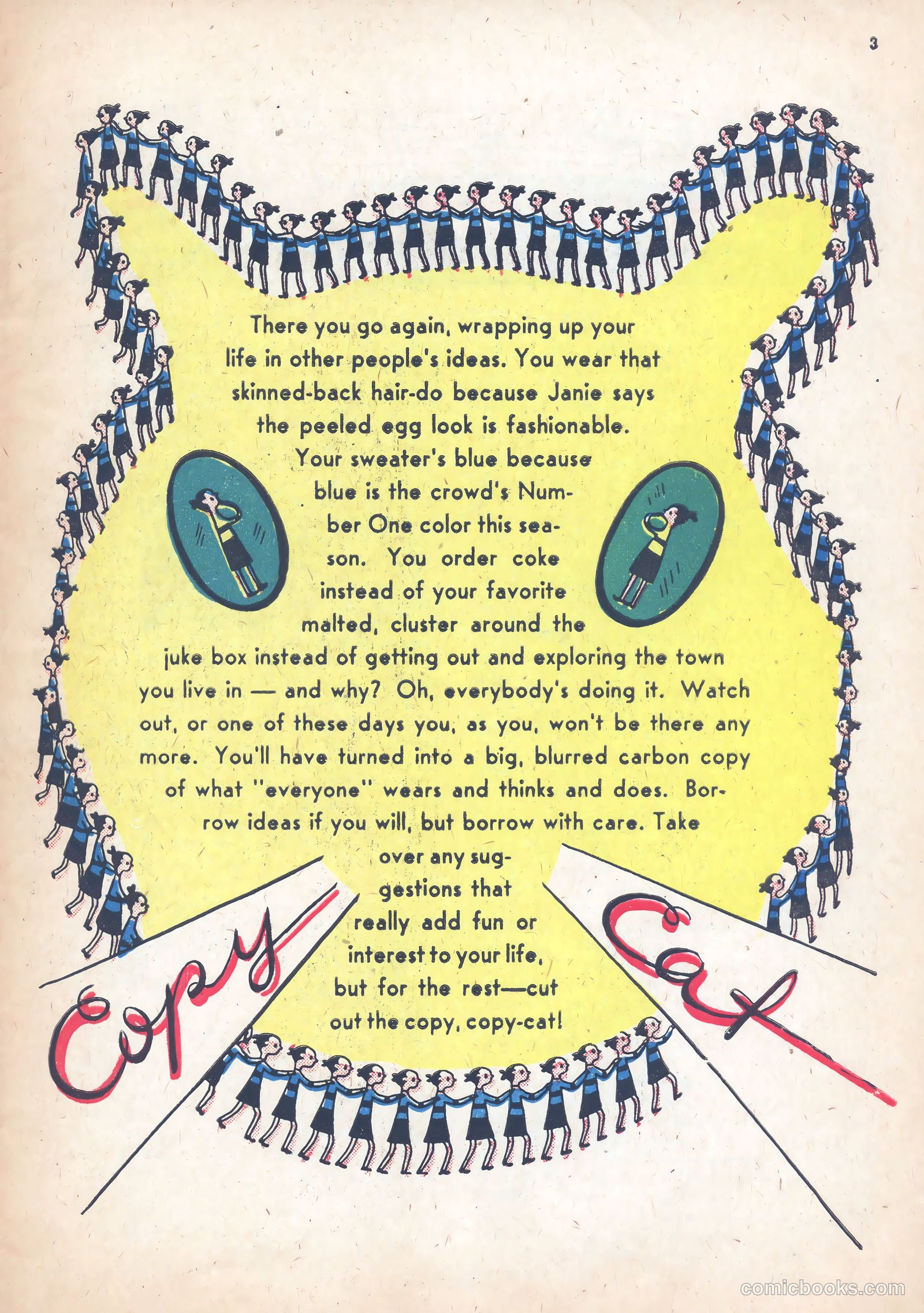 Keen Teens #6 (1947) — page 3 of 32