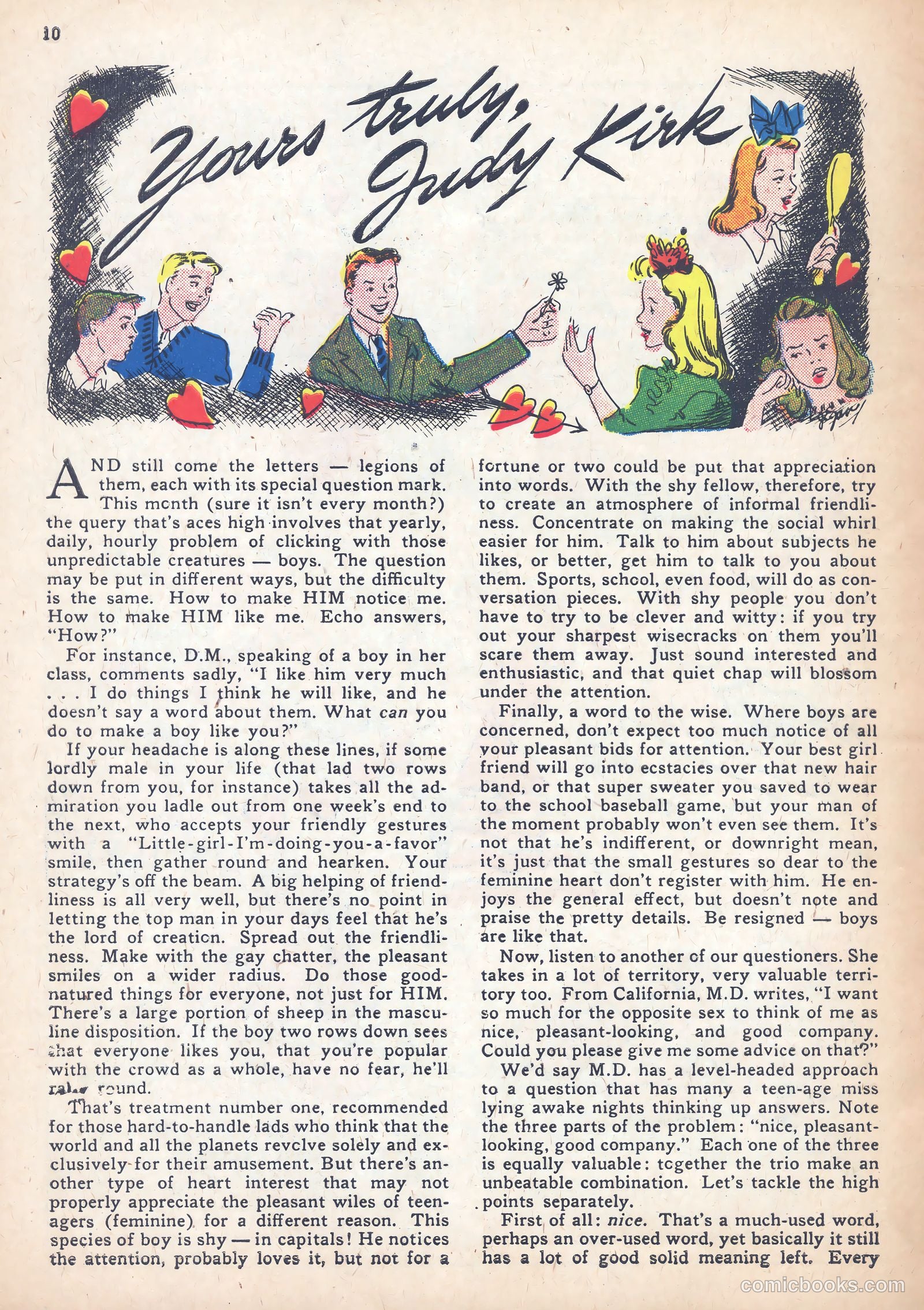 Keen Teens #6 (1947) — page 10 of 32