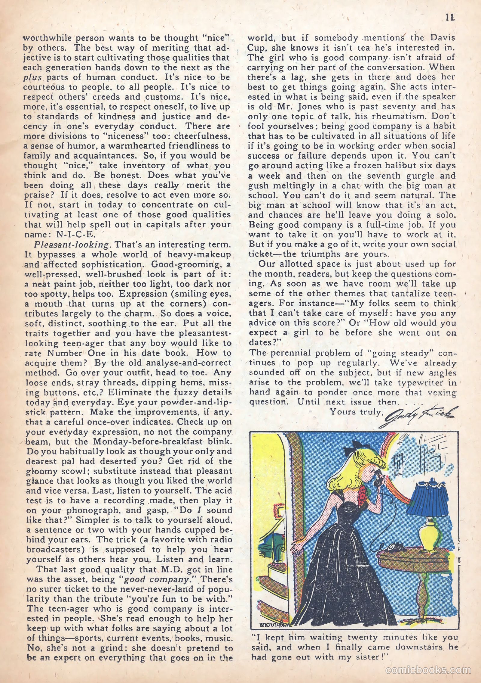 Keen Teens #6 (1947) — page 11 of 32
