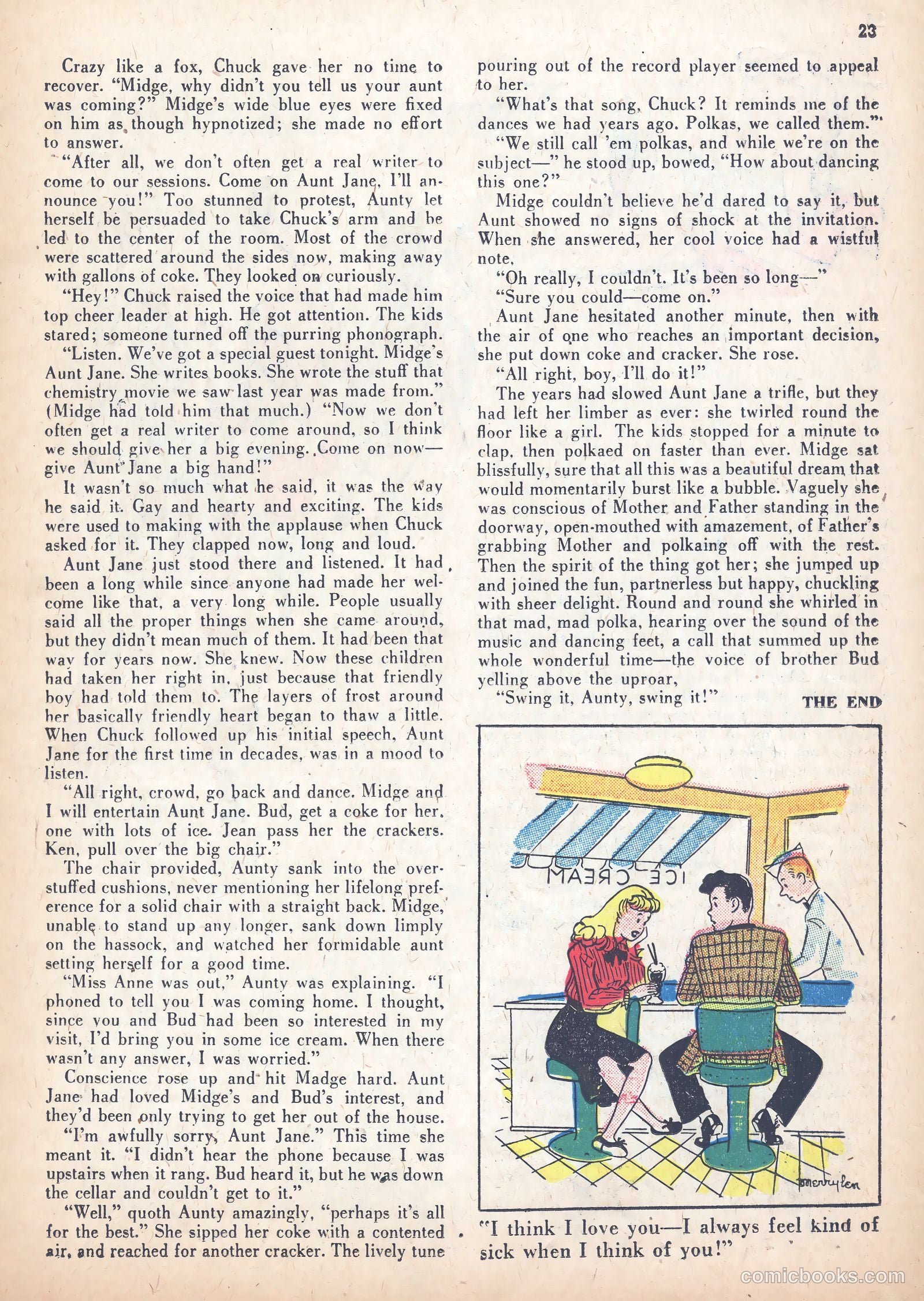 Keen Teens #6 (1947) — page 21 of 32