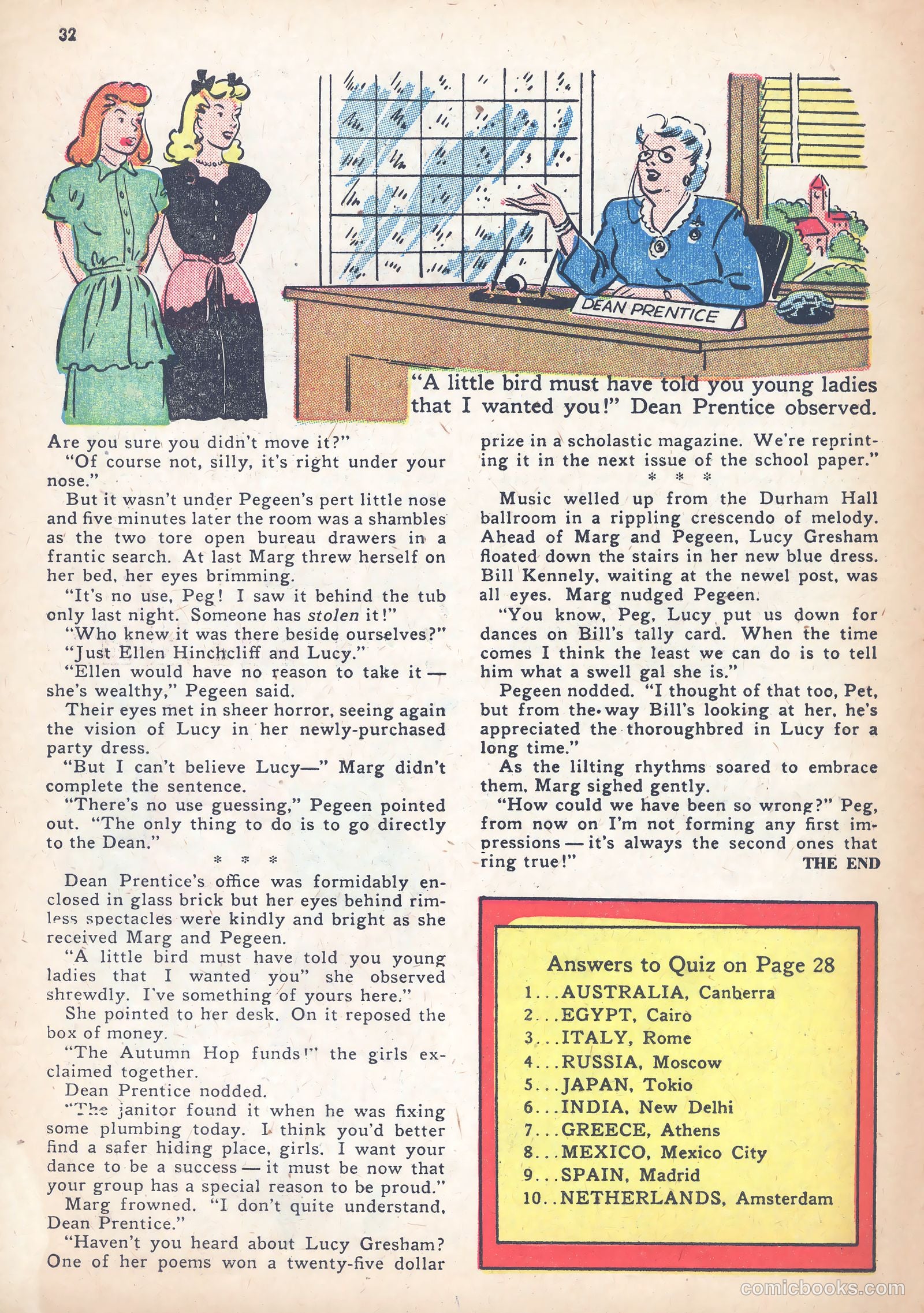Keen Teens #6 (1947) — page 28 of 32