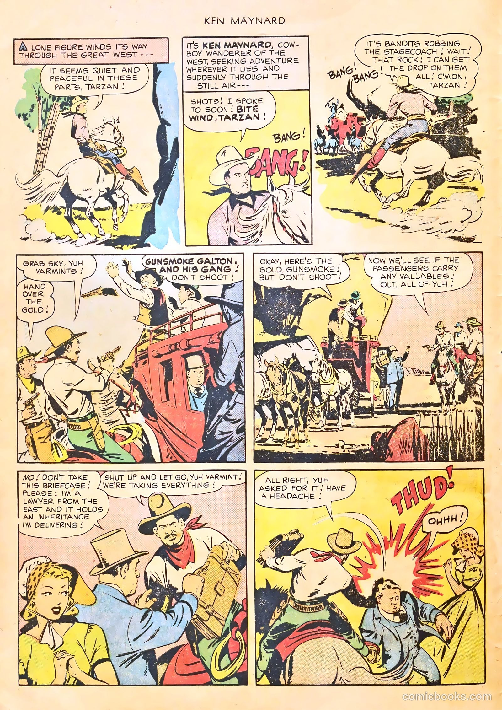 Ken Maynard #1 (1950) — page 4 of 36
