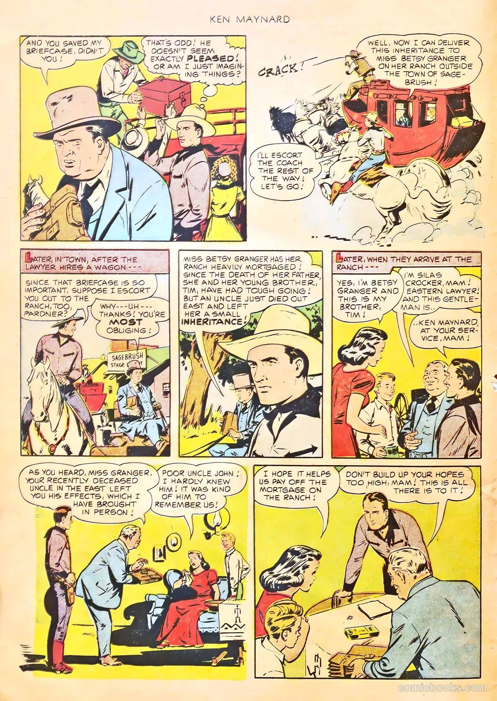 Ken Maynard #1 (1950) — page 6 of 36
