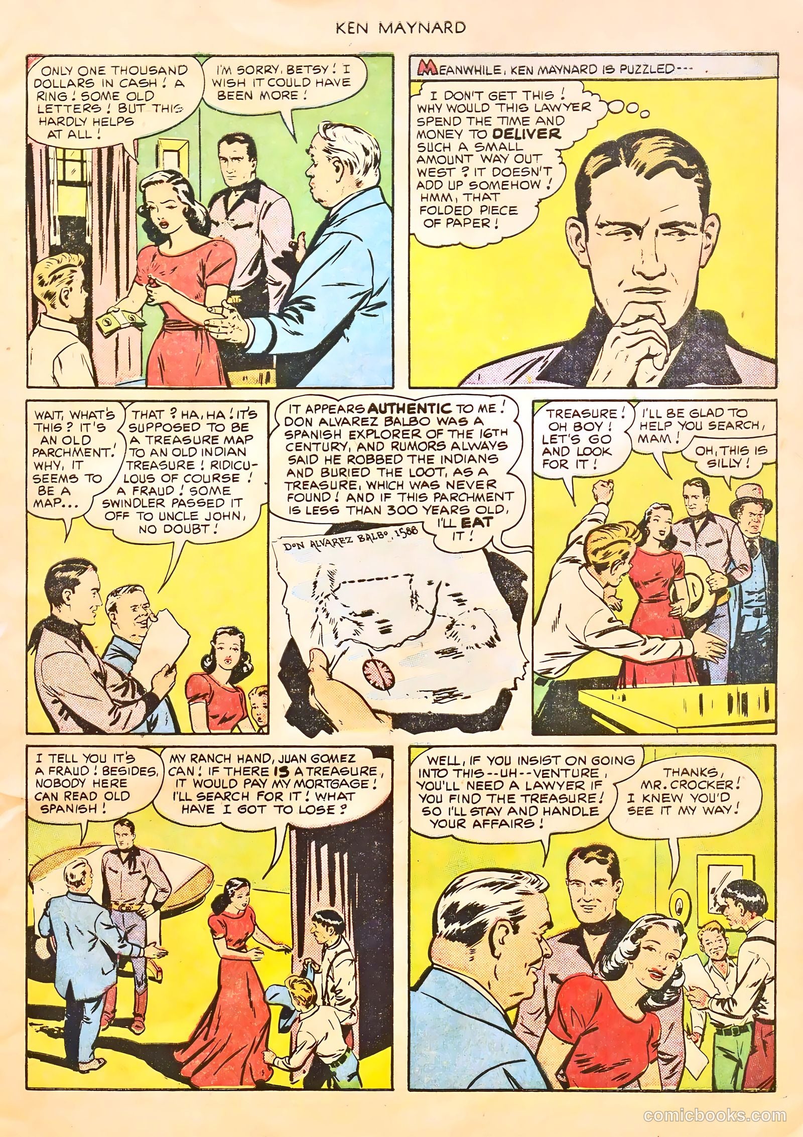 Ken Maynard #1 (1950) — page 7 of 36