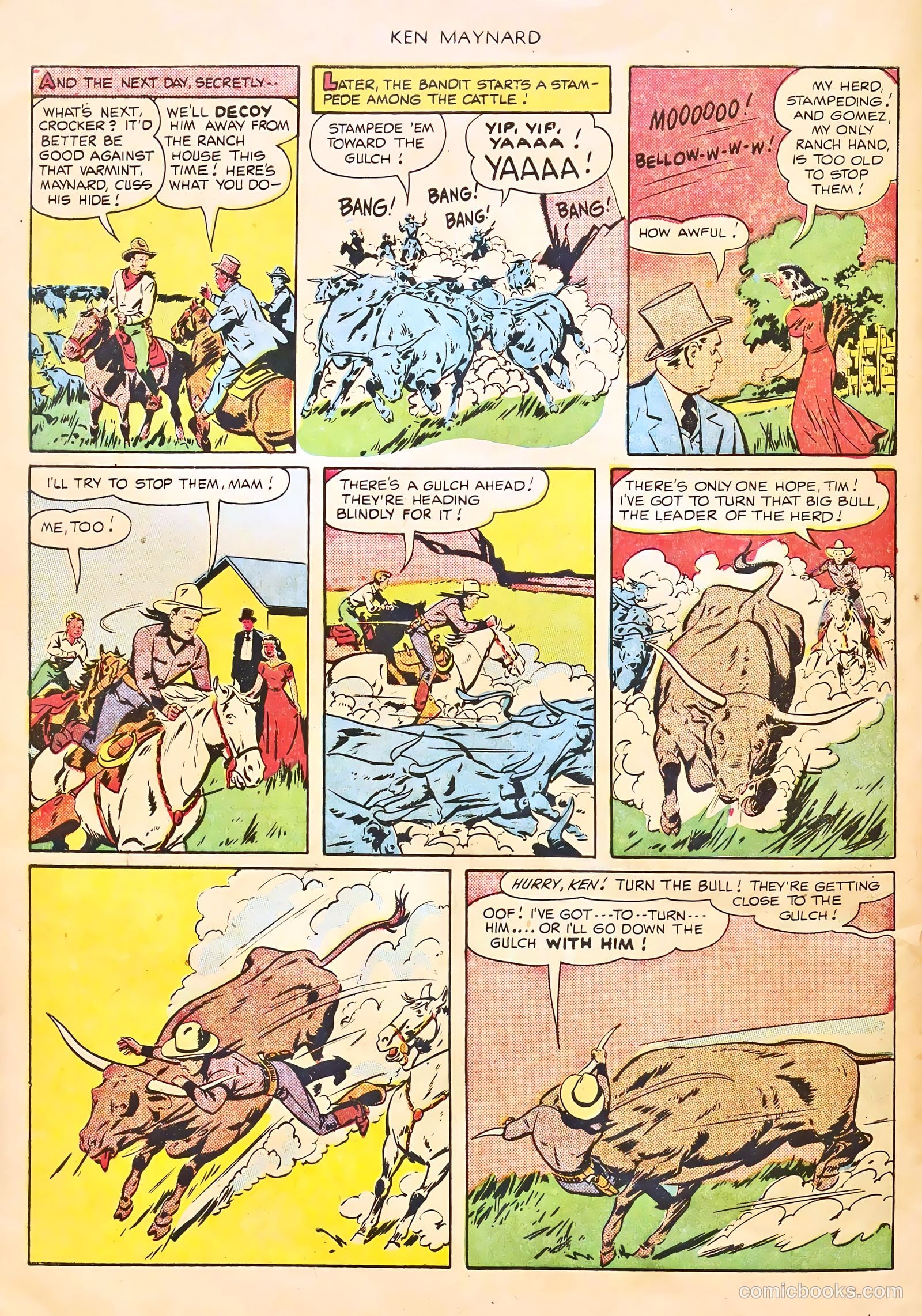 Ken Maynard #1 (1950) — page 10 of 36