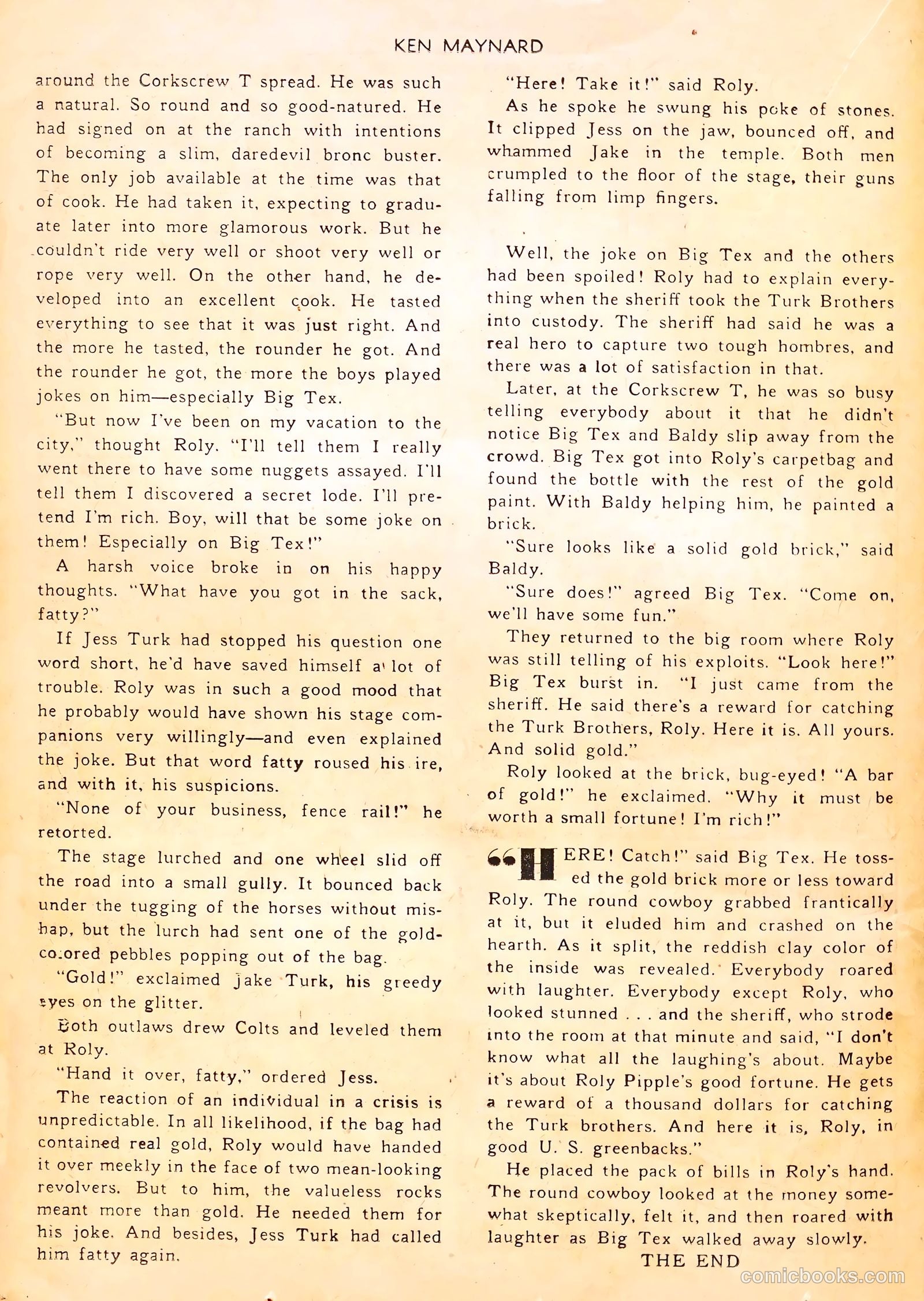 Ken Maynard #1 (1950) — page 14 of 36