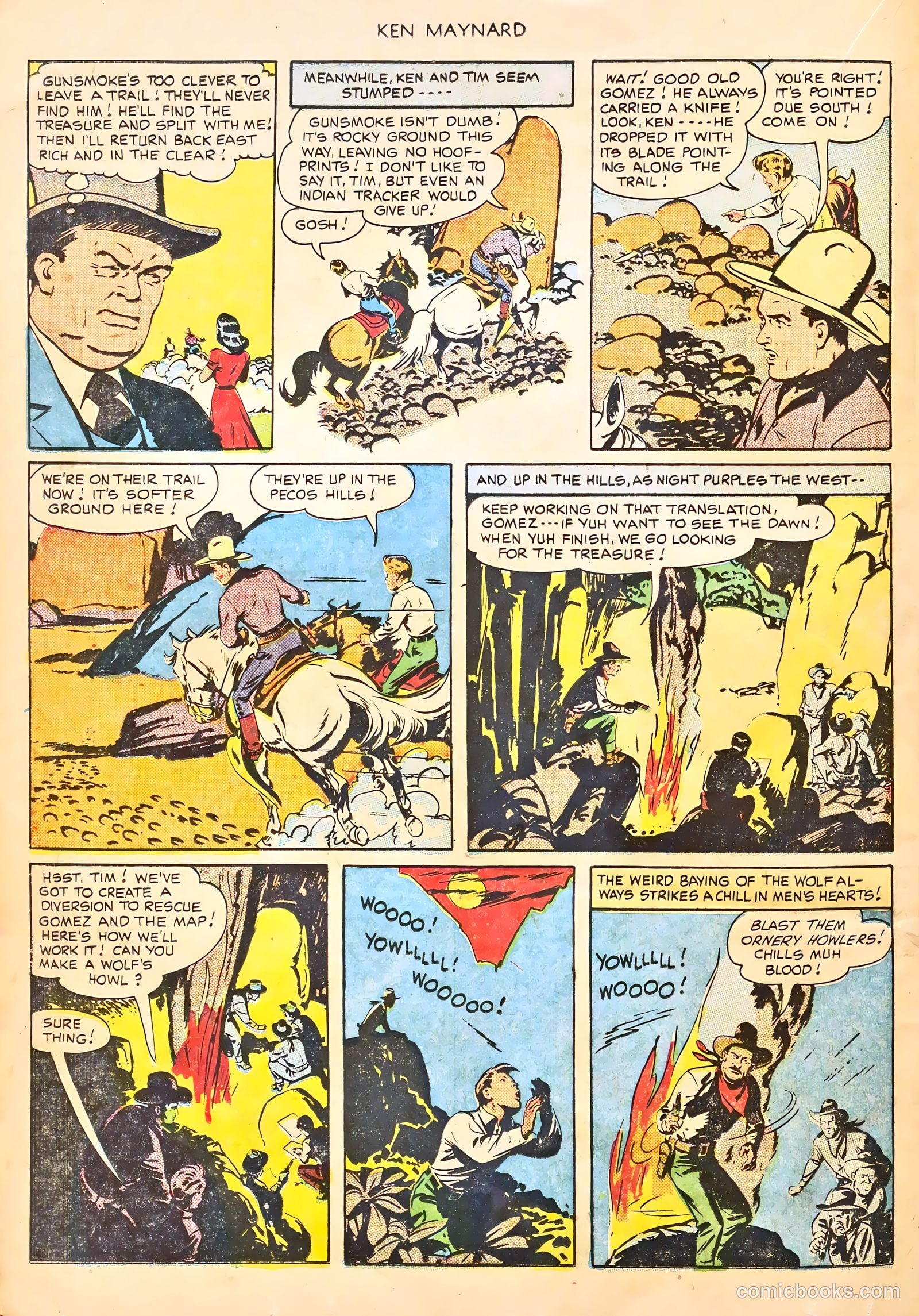 Ken Maynard #1 (1950) — page 18 of 36