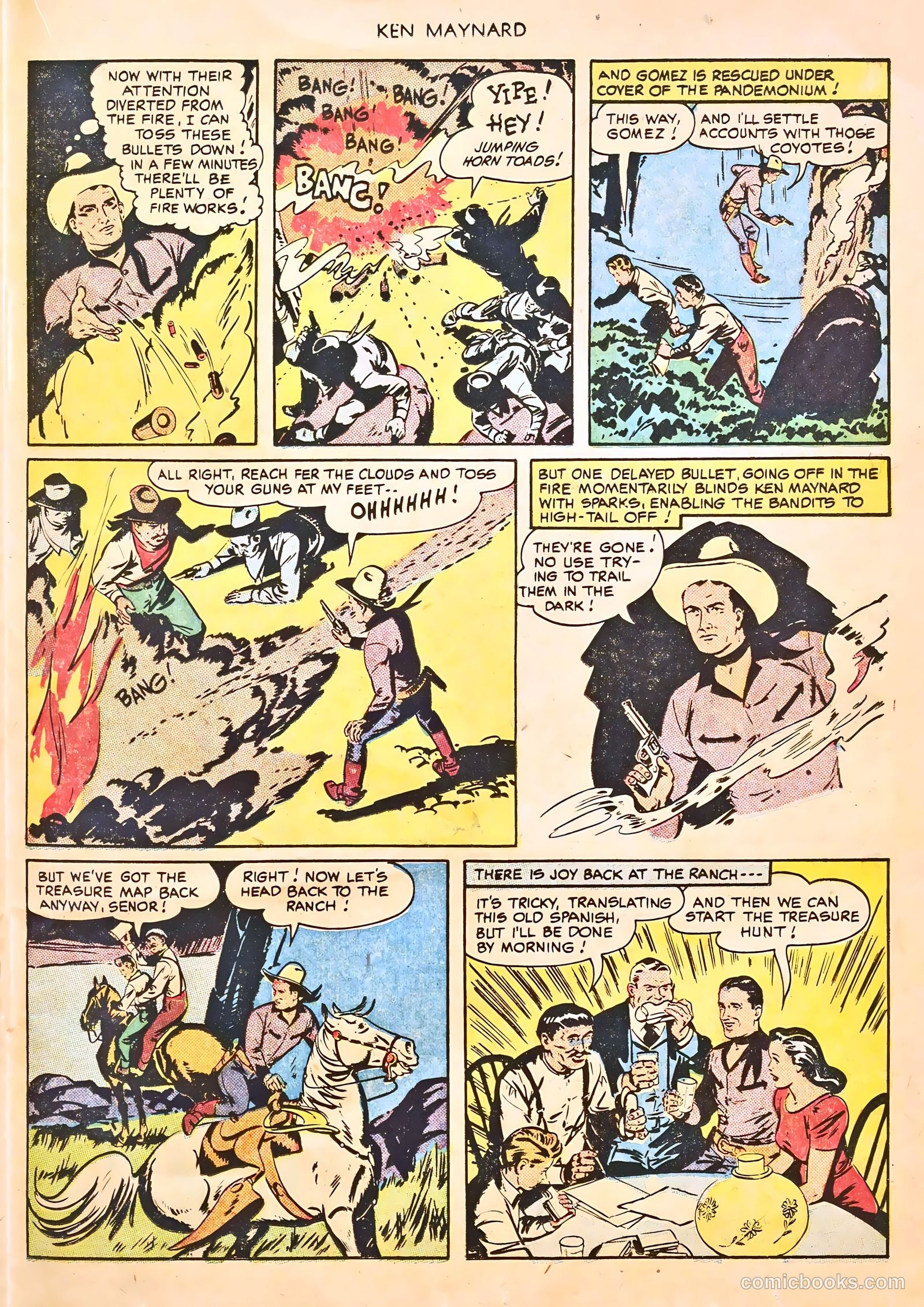 Ken Maynard #1 (1950) — page 19 of 36