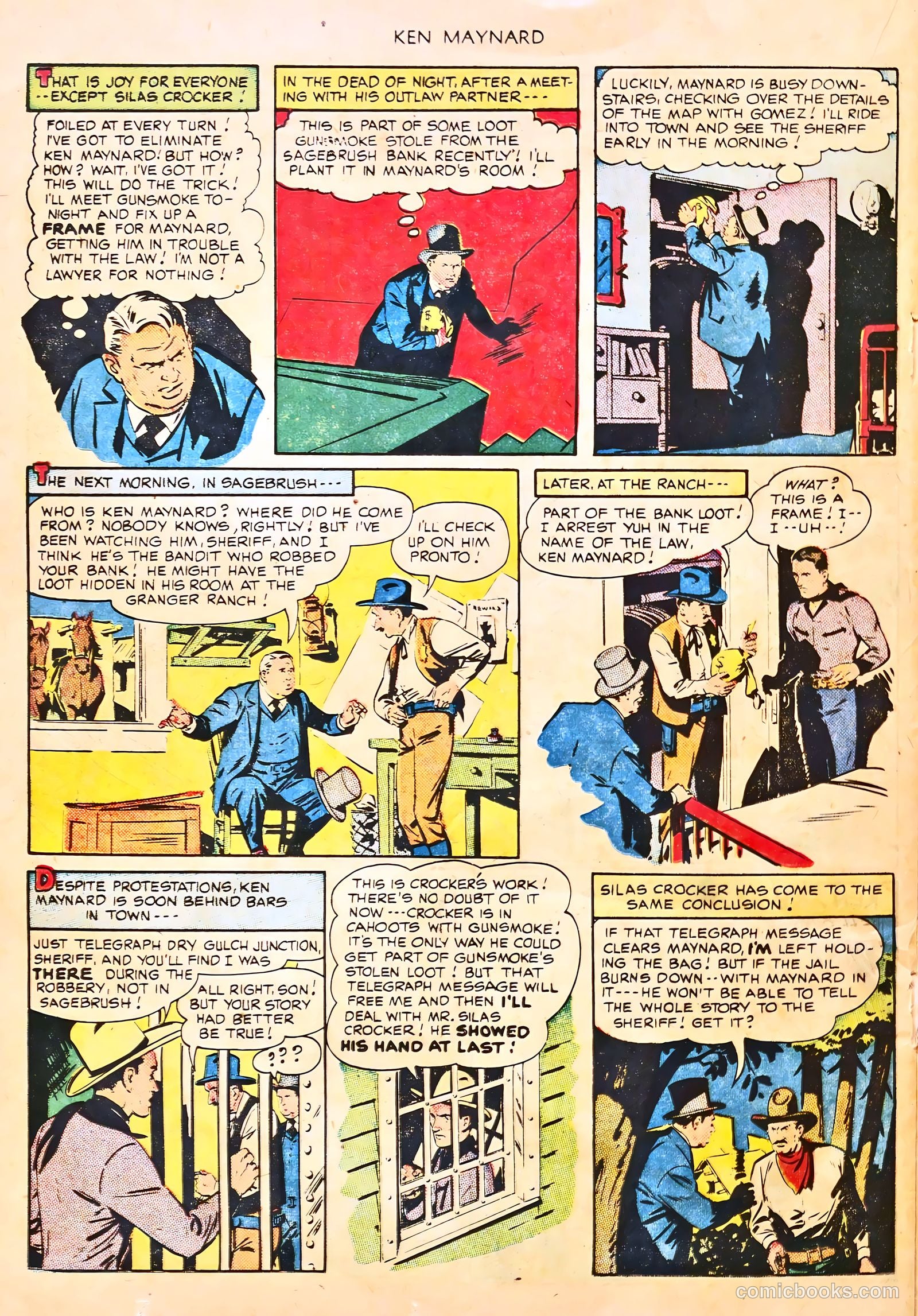 Ken Maynard #1 (1950) — page 20 of 36