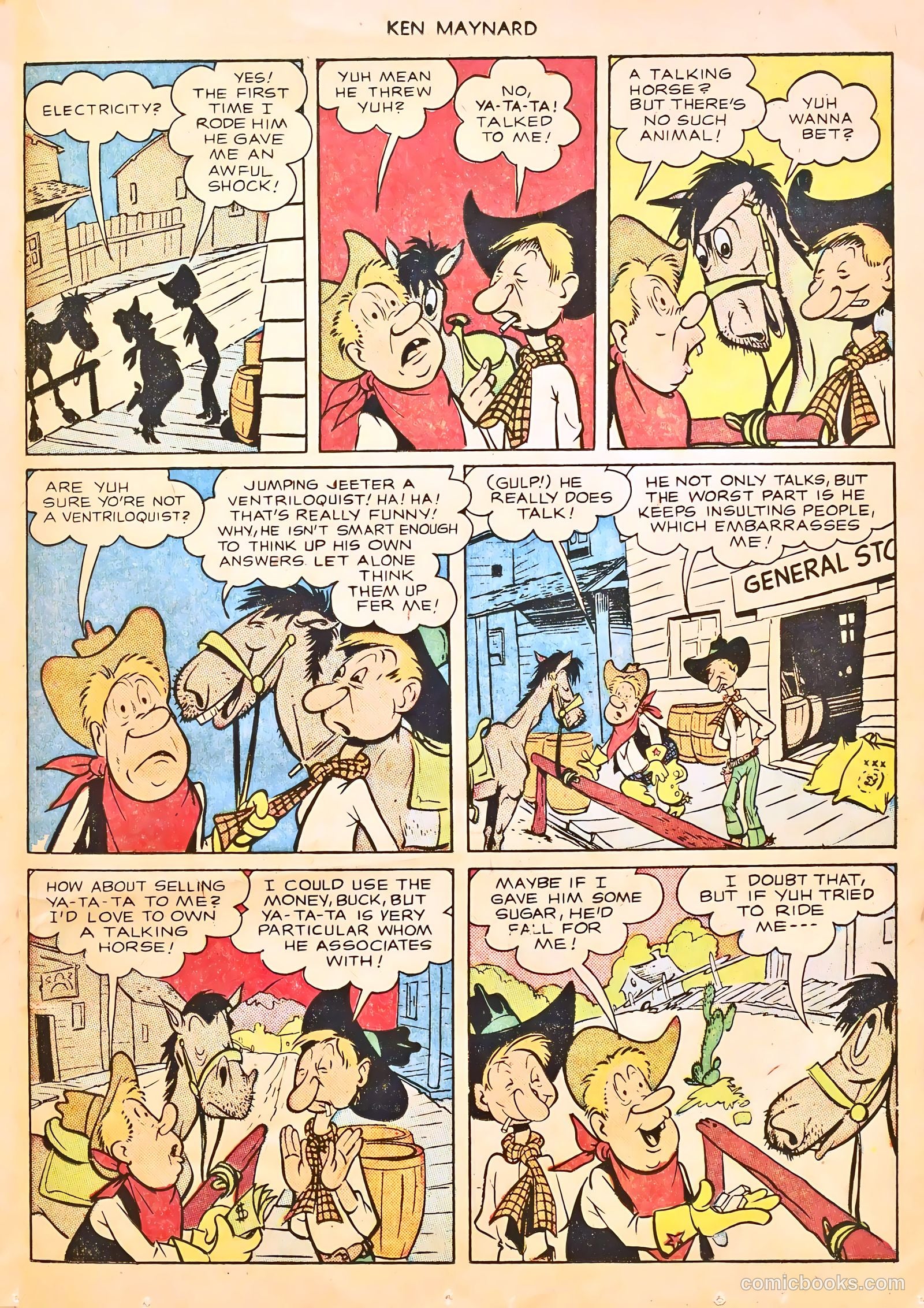 Ken Maynard #1 (1950) — page 23 of 36