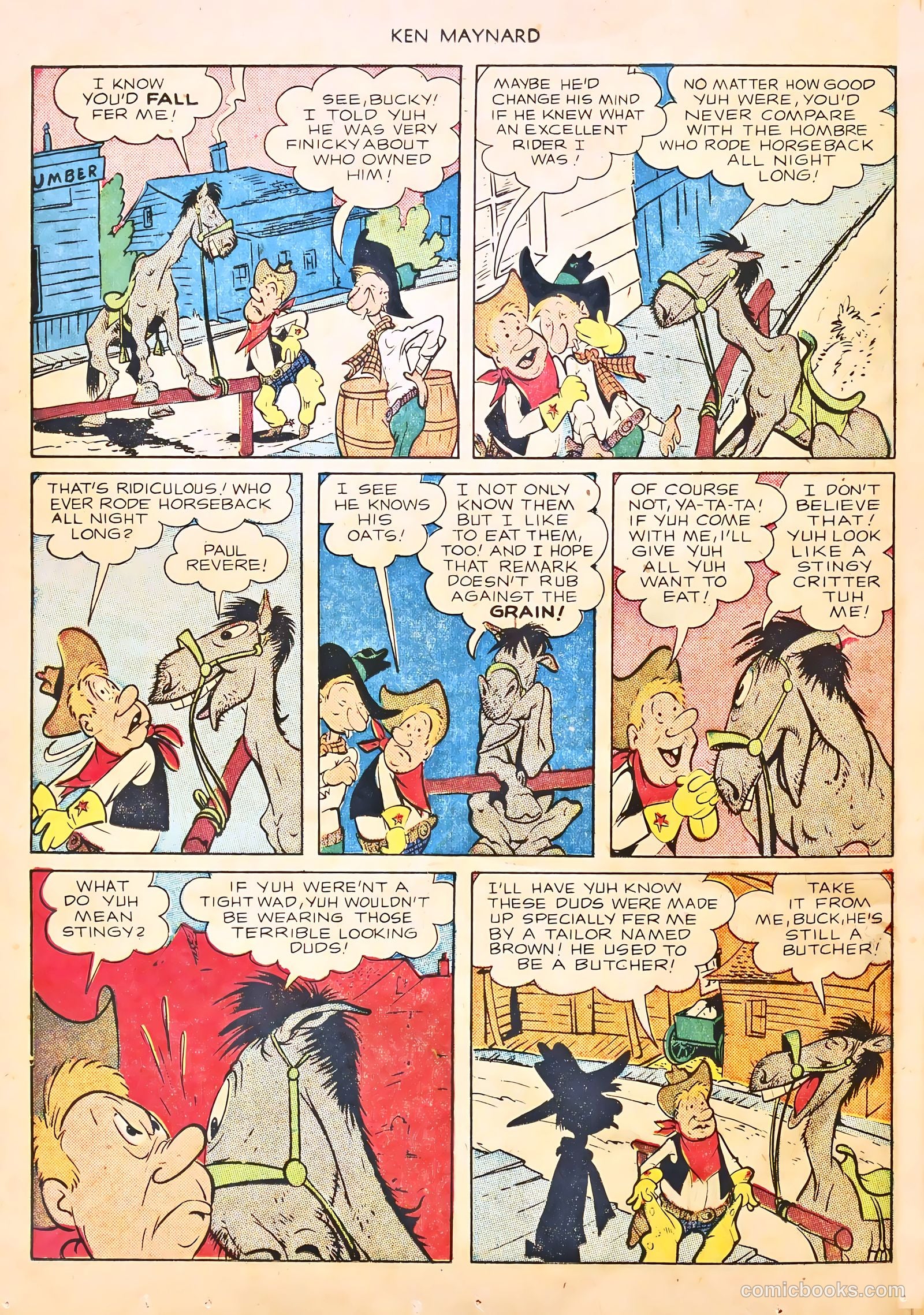 Ken Maynard #1 (1950) — page 24 of 36