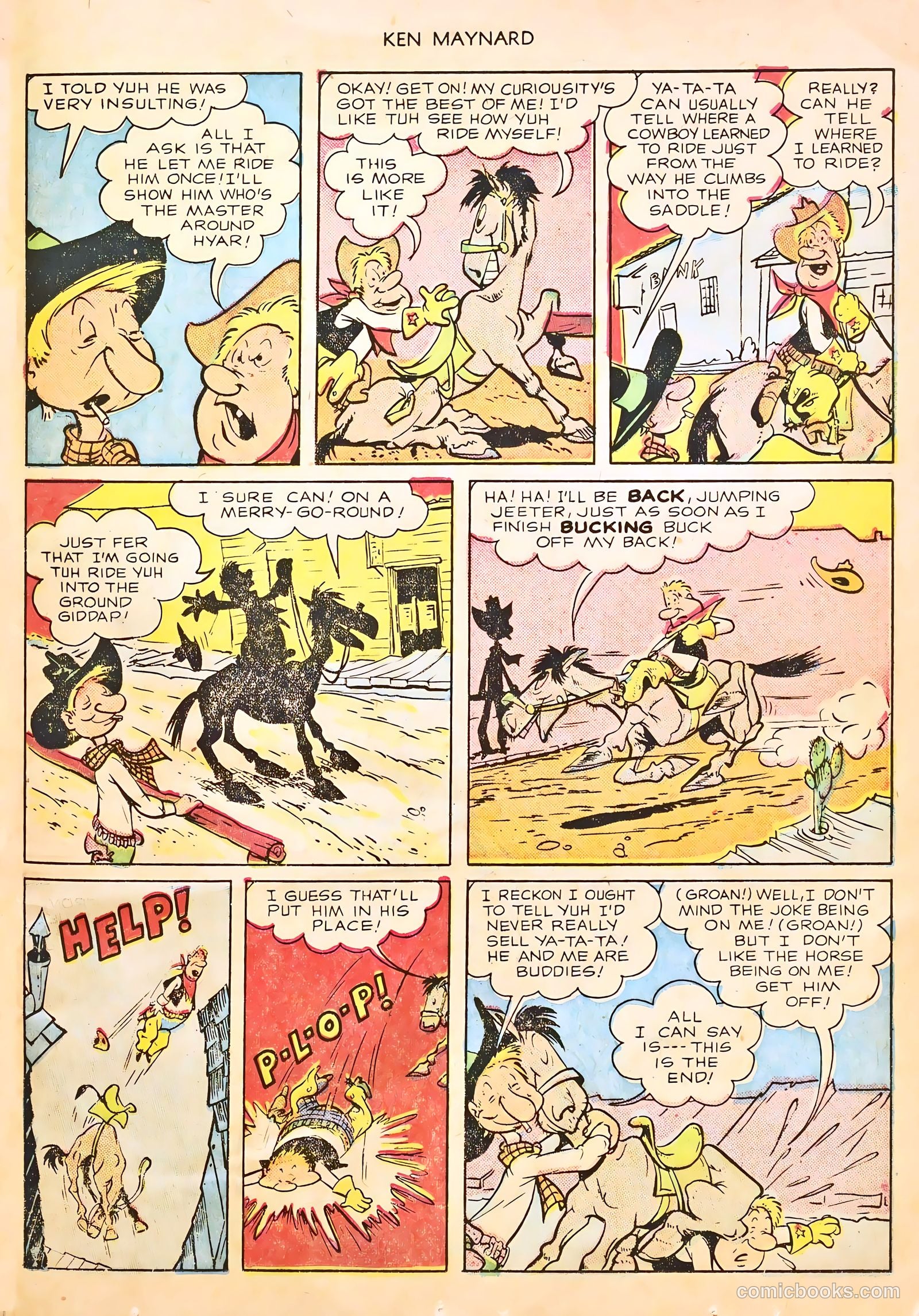 Ken Maynard #1 (1950) — page 25 of 36