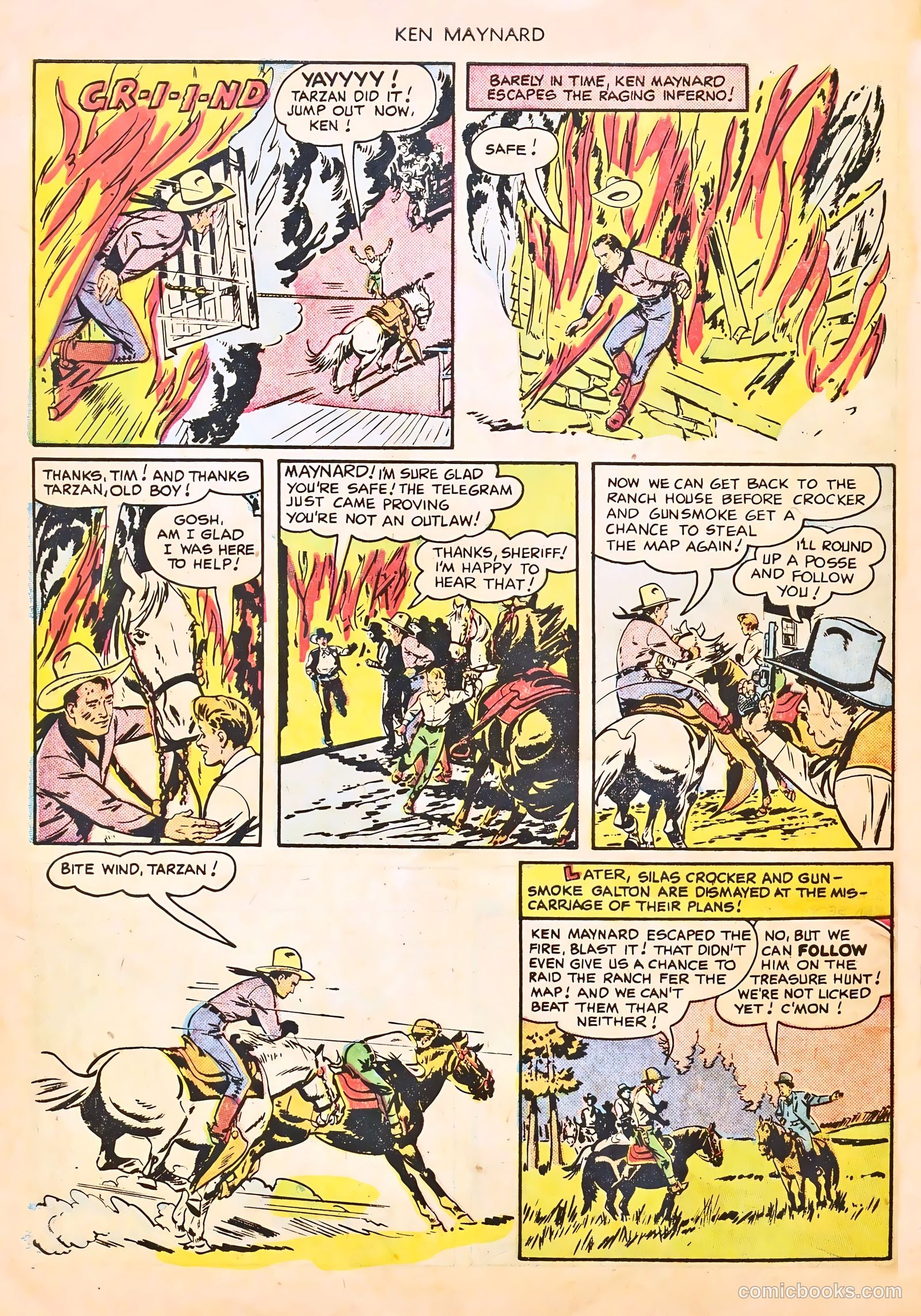 Ken Maynard #1 (1950) — page 28 of 36
