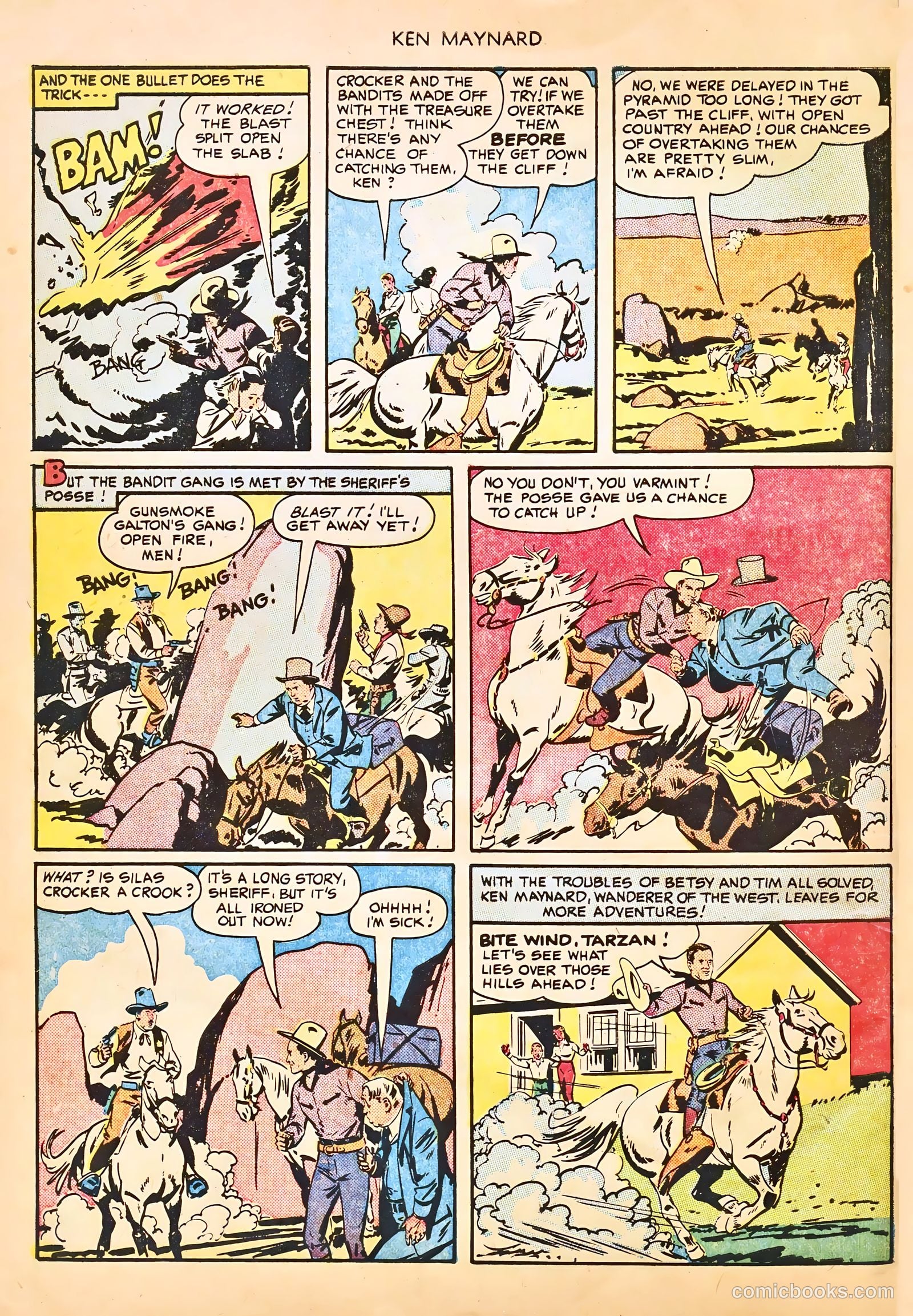 Ken Maynard #1 (1950) — page 34 of 36